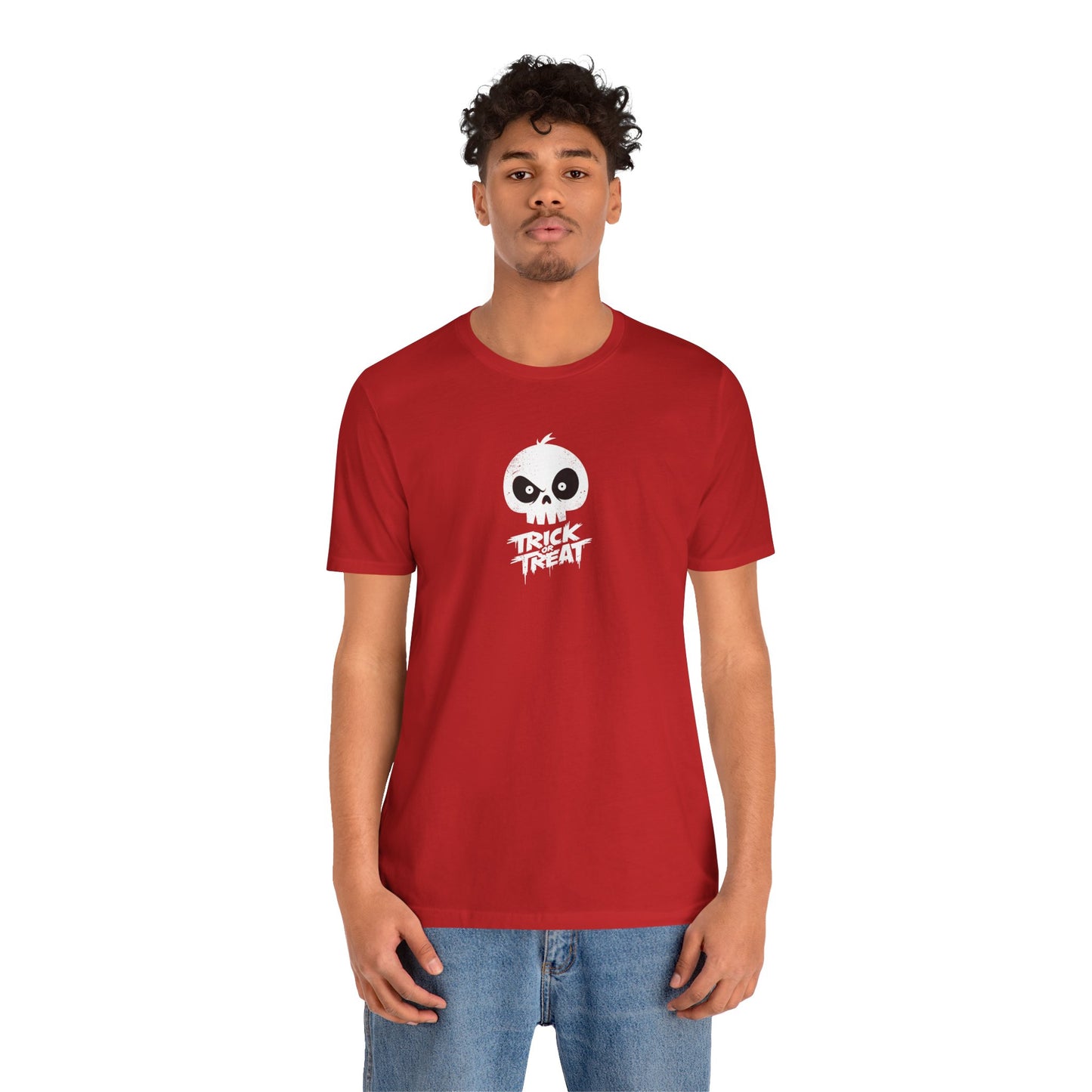 Skull Pumpkin Trick or Treat Tee | Halloween Shirt