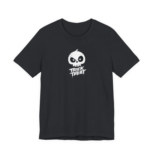 Skull Pumpkin Trick or Treat Tee | Halloween Shirt