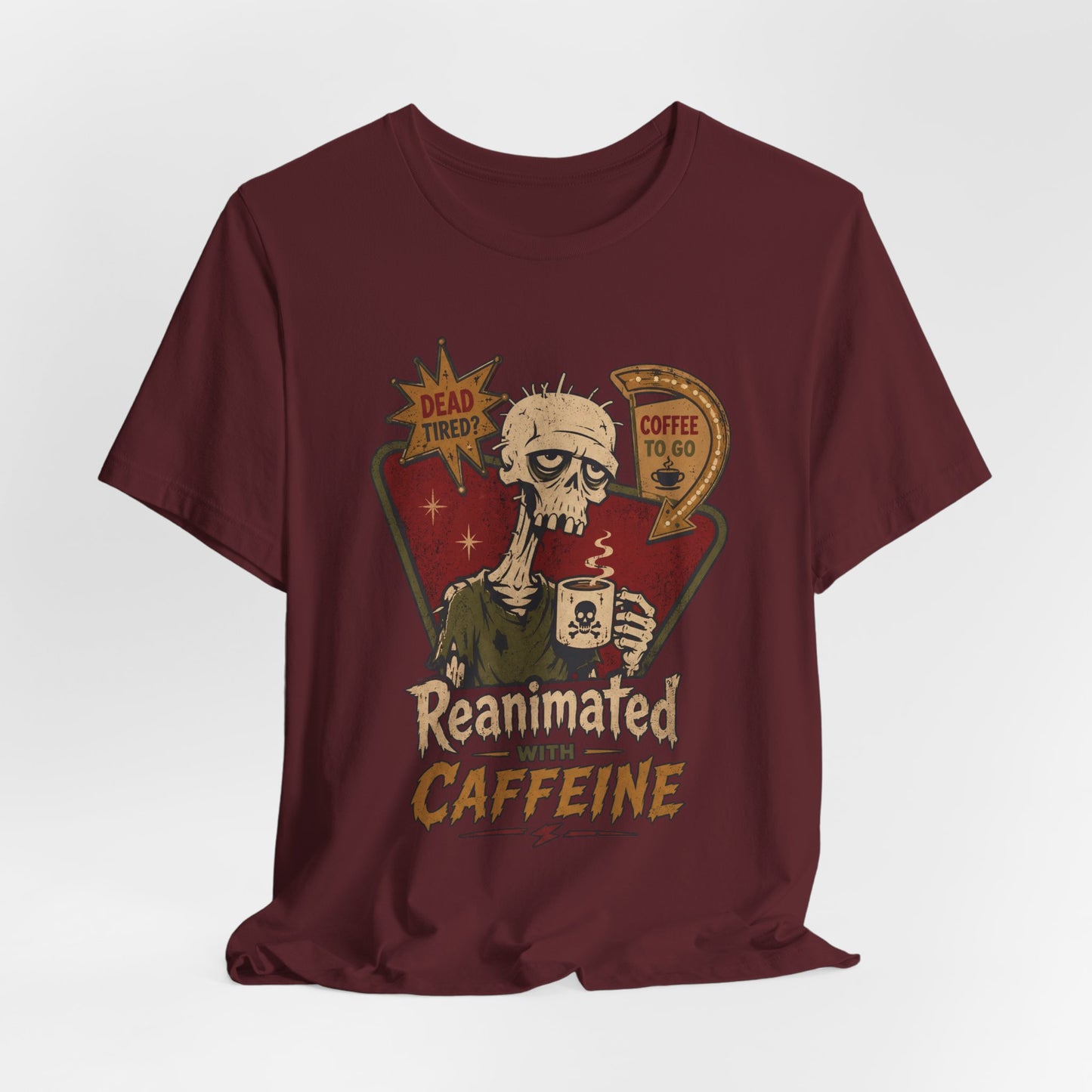 Diner Reanimated With Caffeine t-shirt