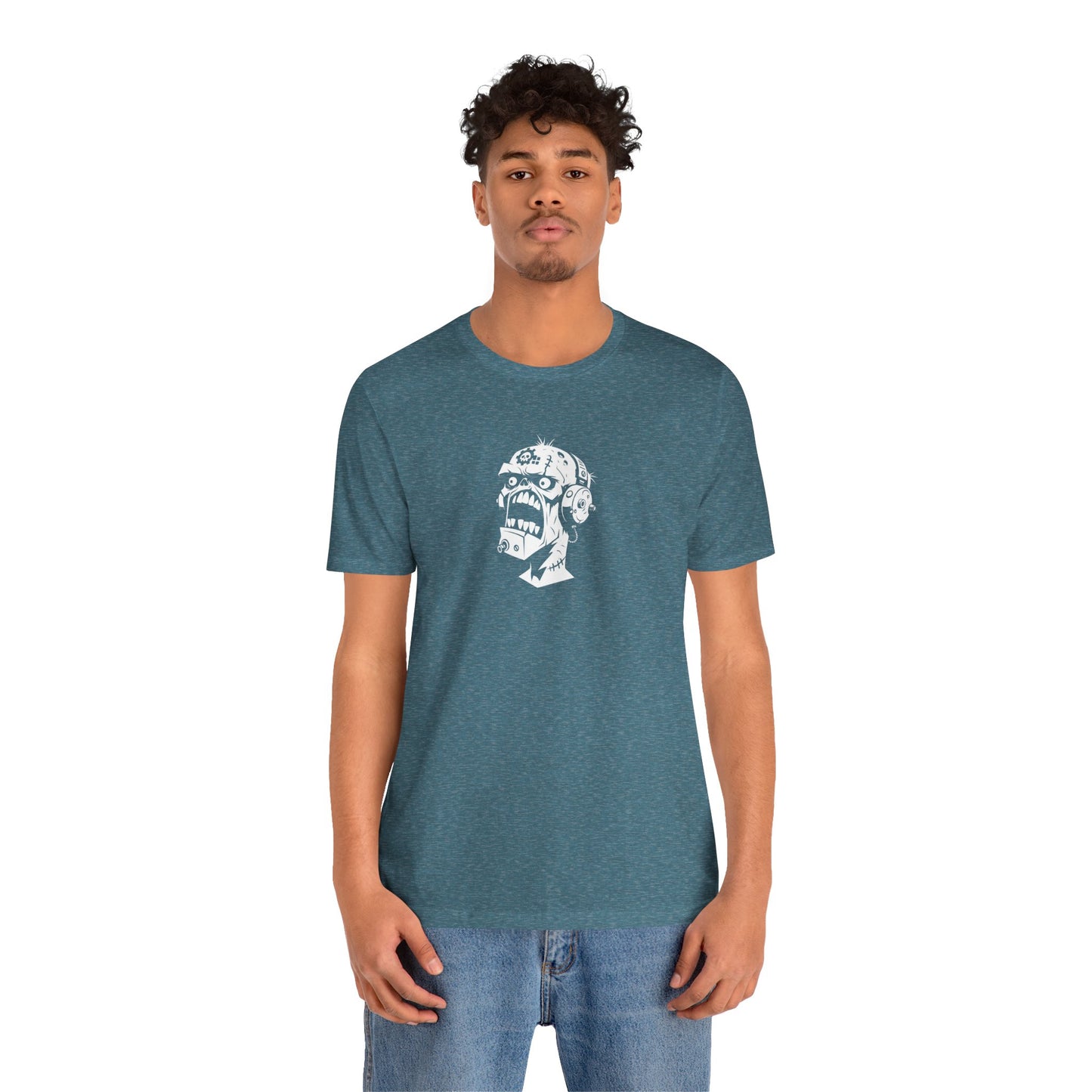 Zombie Head Illustration T-Shirt