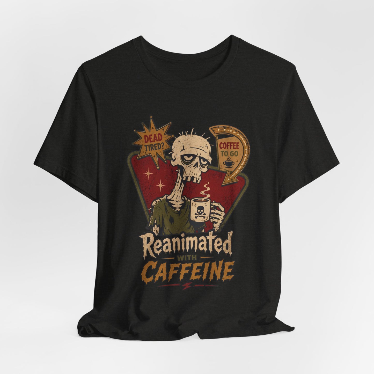 Diner Reanimated With Caffeine t-shirt