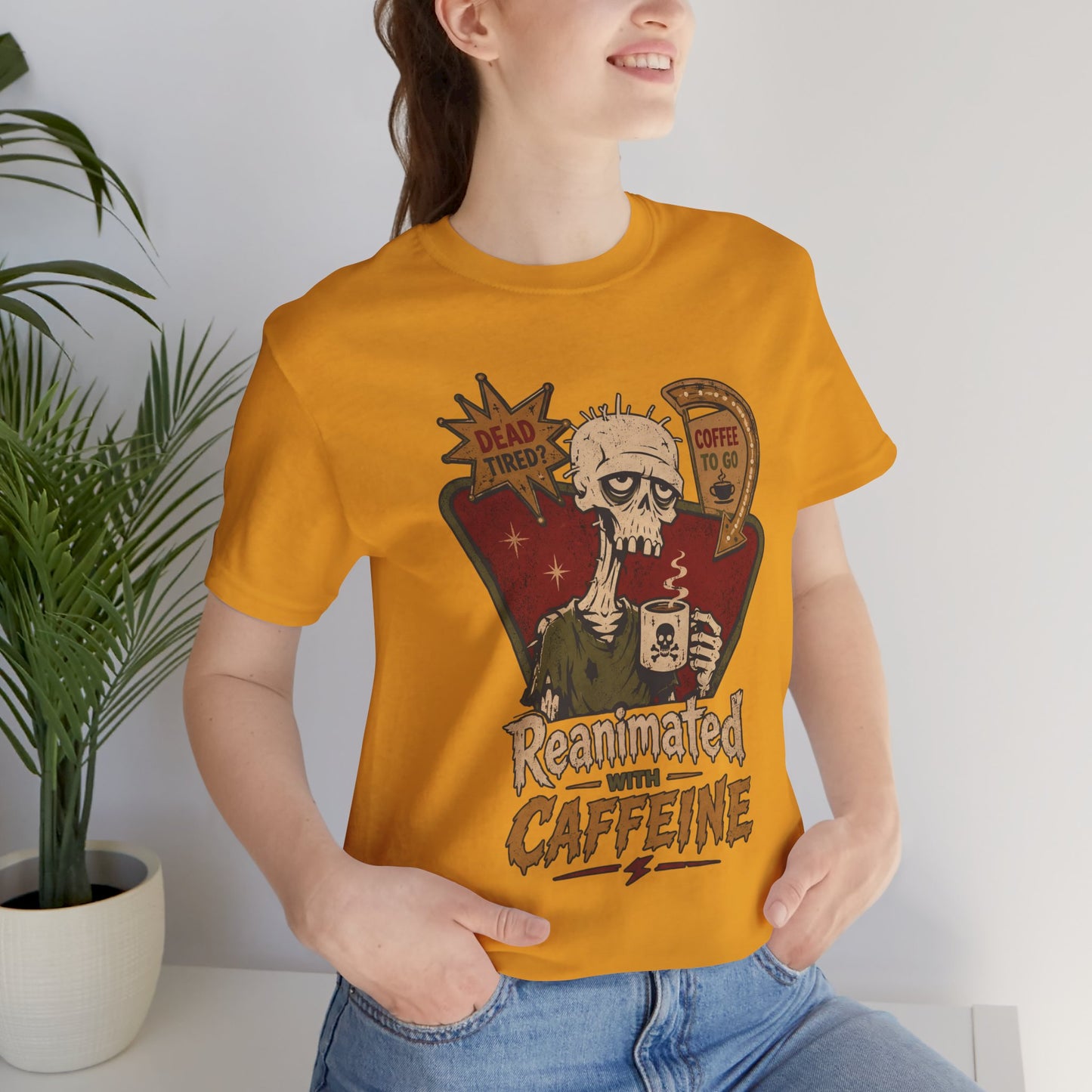 Diner Reanimated With Caffeine t-shirt