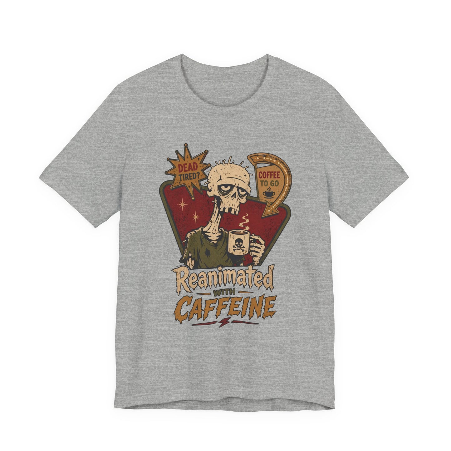 Diner Reanimated With Caffeine t-shirt