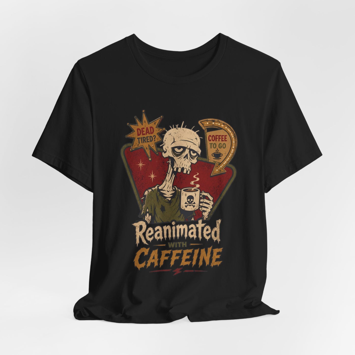 Diner Reanimated With Caffeine t-shirt
