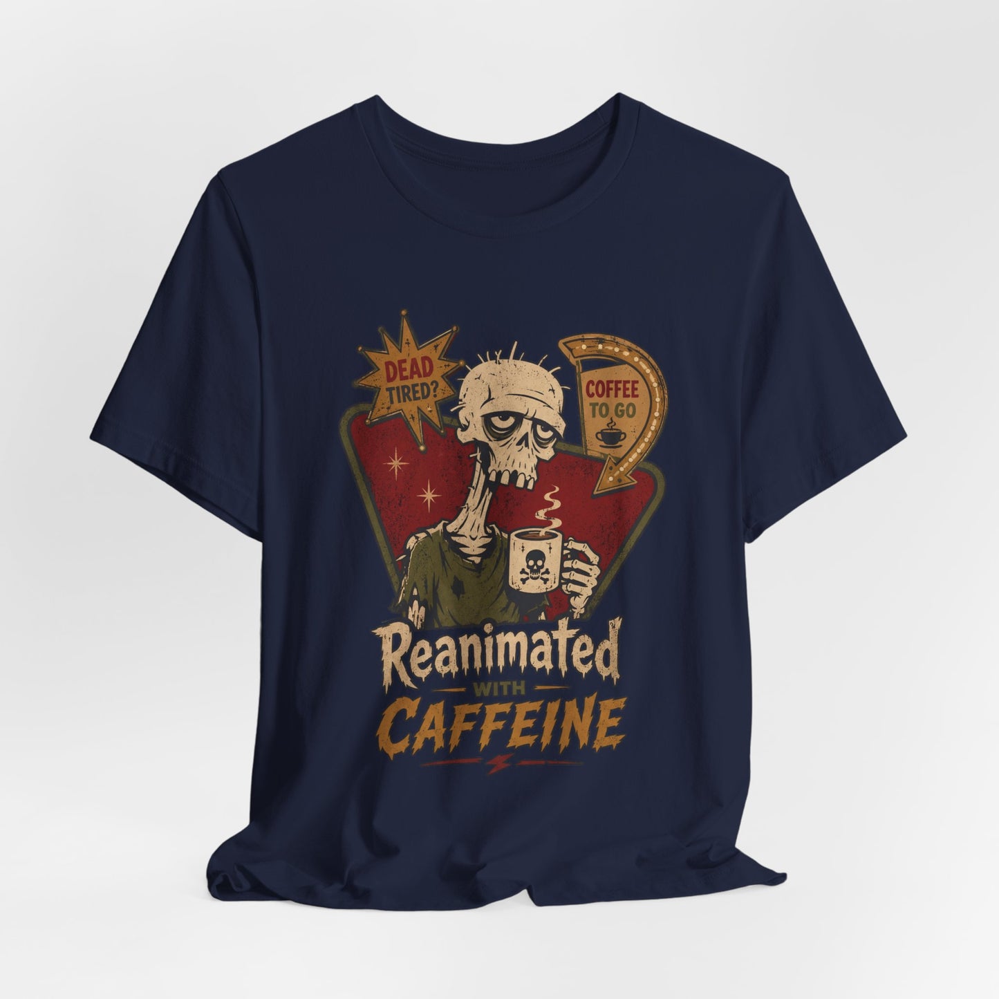 Diner Reanimated With Caffeine t-shirt