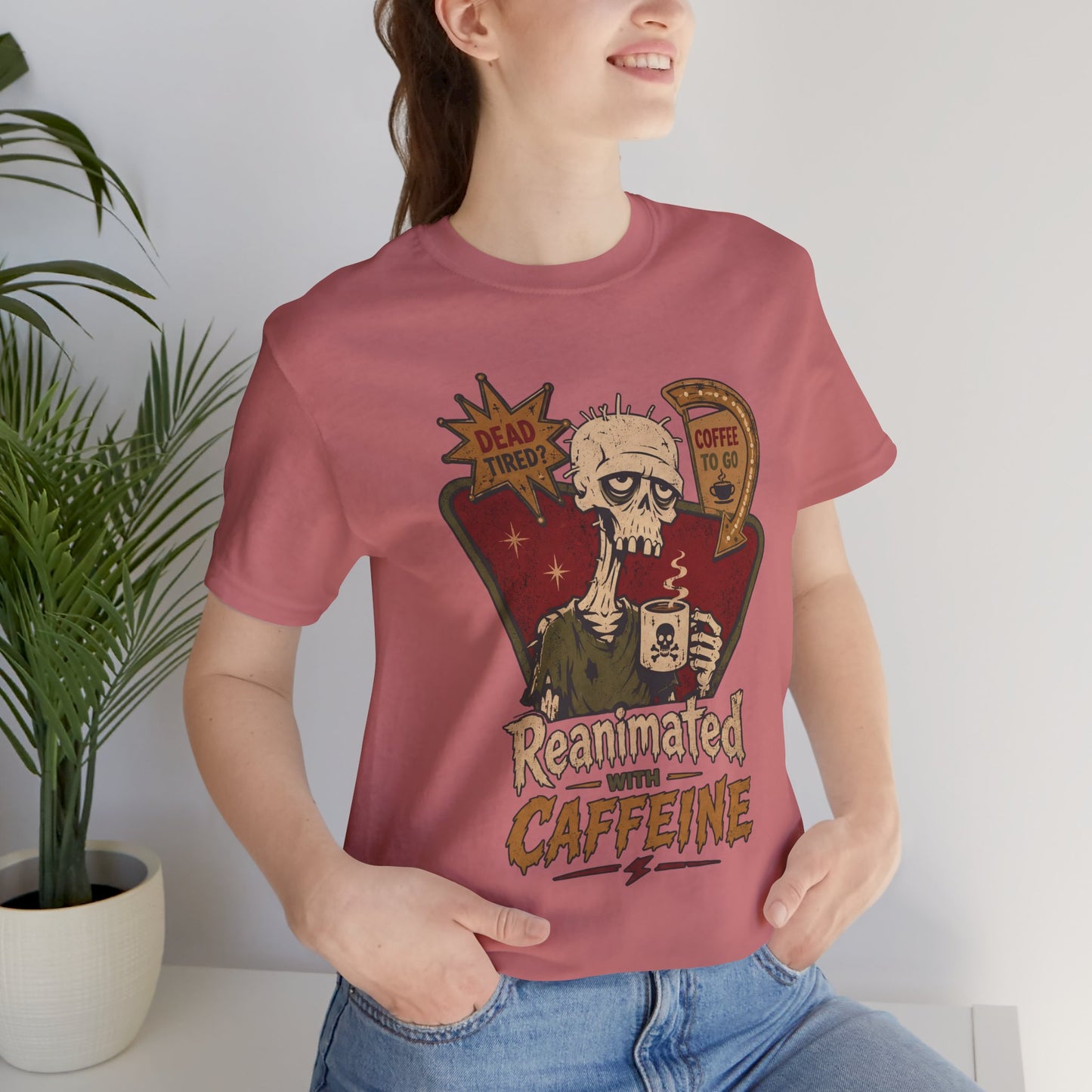 Diner Reanimated With Caffeine t-shirt