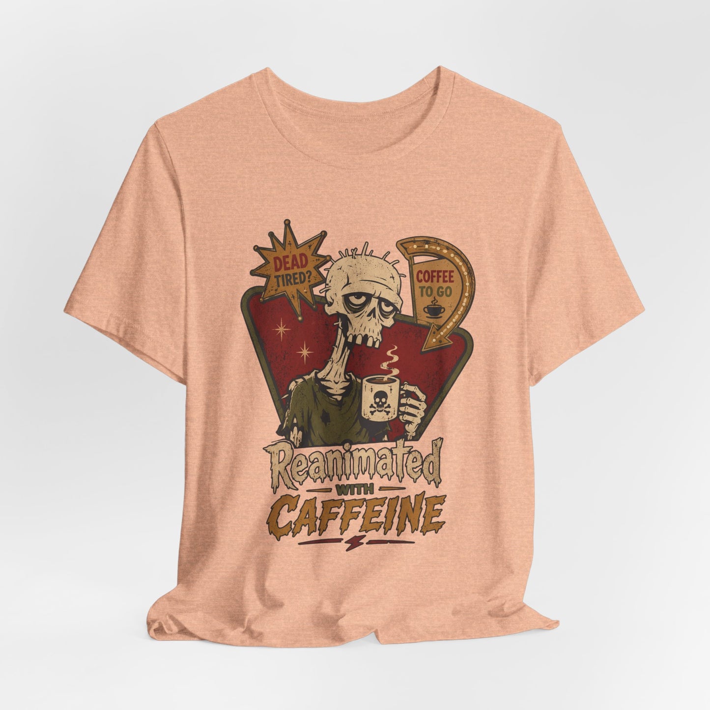 Diner Reanimated With Caffeine t-shirt