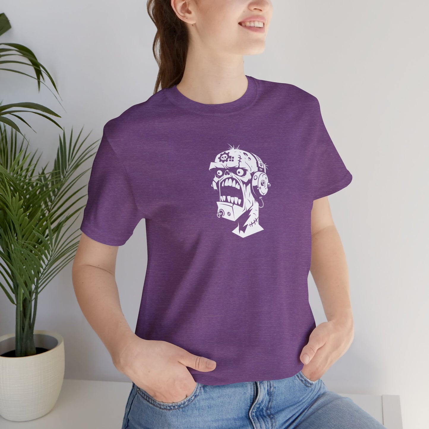 Zombie Head Illustration T-Shirt