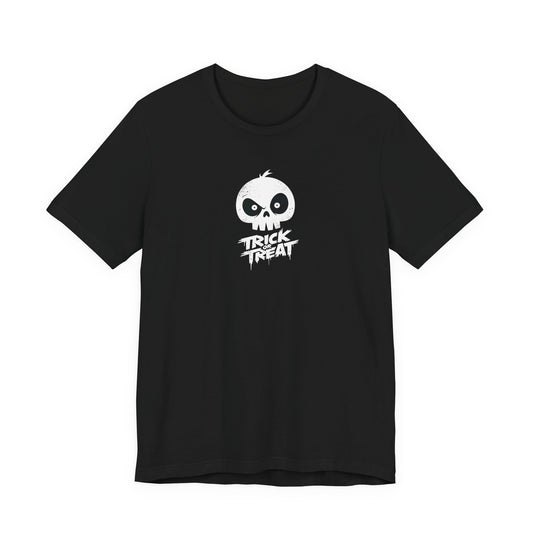 Skull Pumpkin Trick or Treat Tee | Halloween Shirt