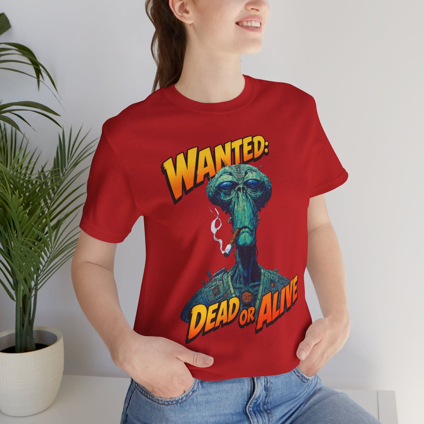 Wanted Alien Tee Shirt