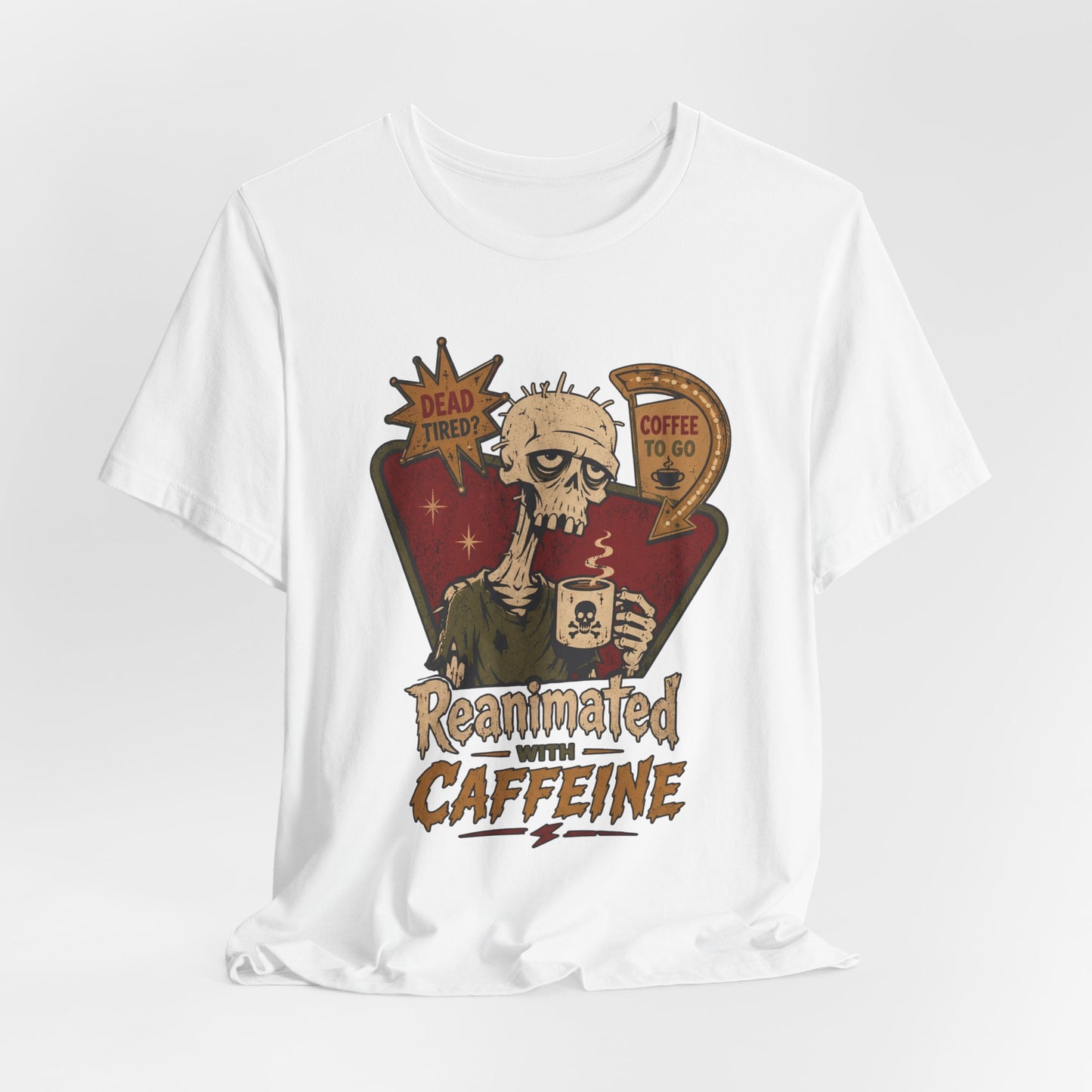 Diner Reanimated With Caffeine t-shirt