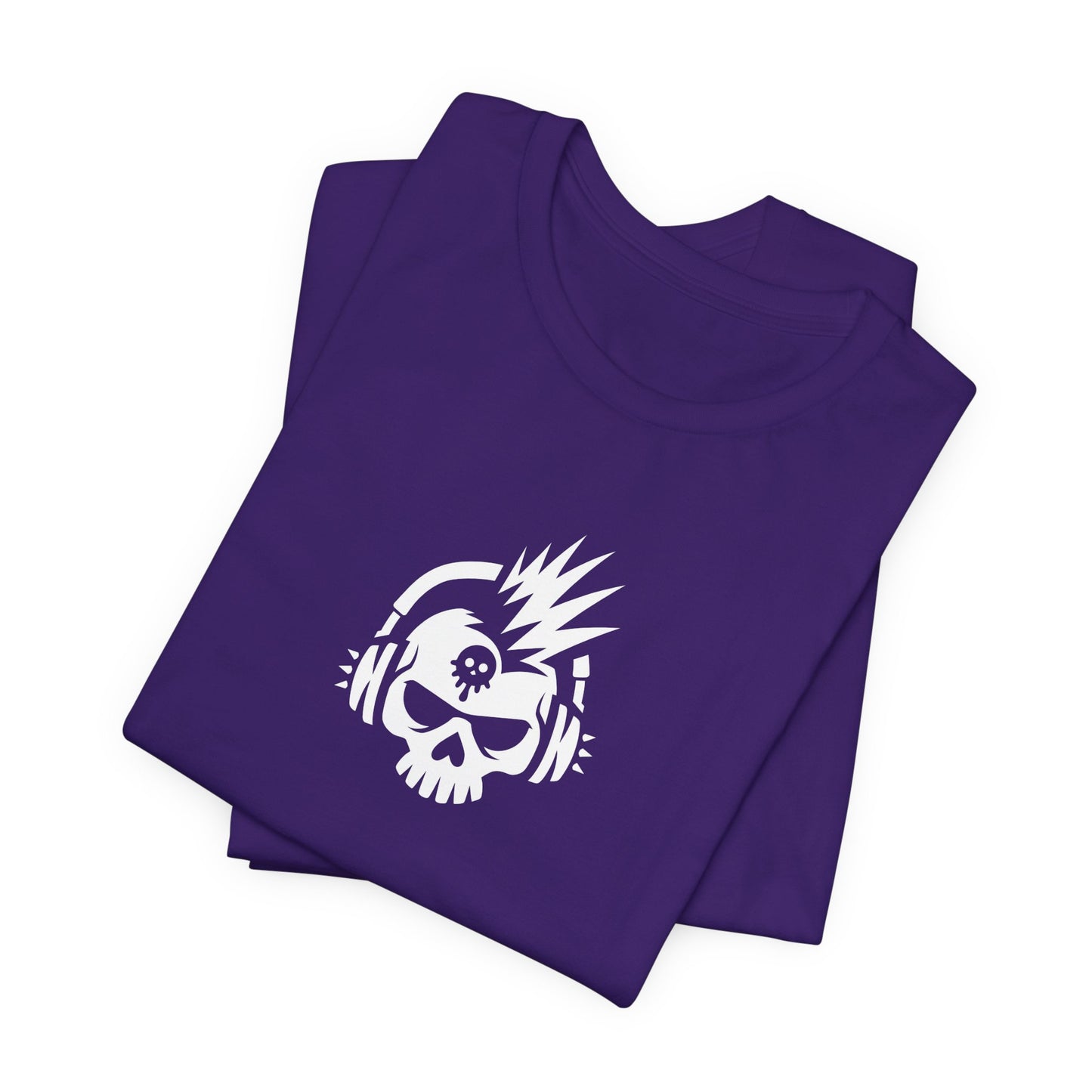 Punk Skull with Headphones Tee Shirt