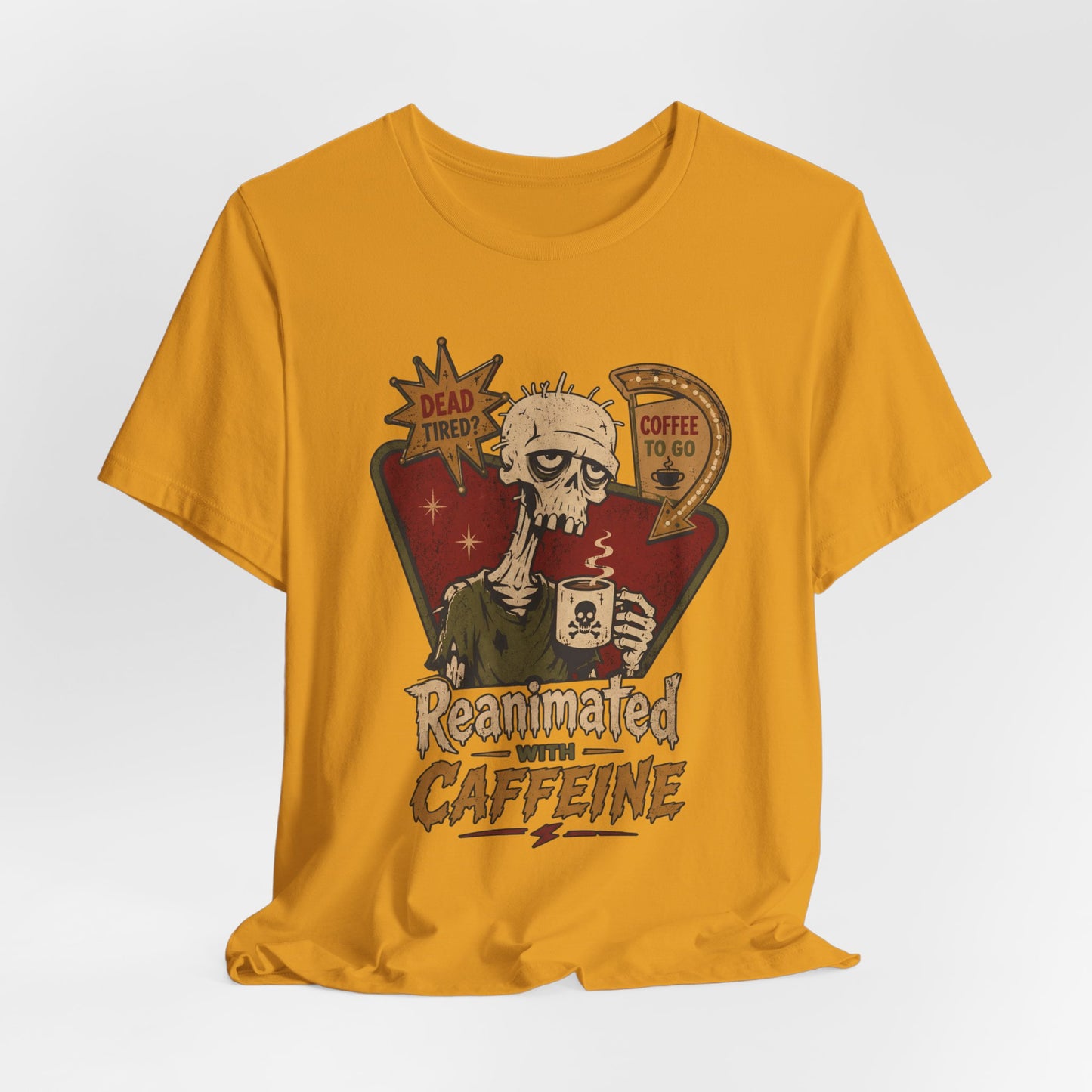 Diner Reanimated With Caffeine t-shirt