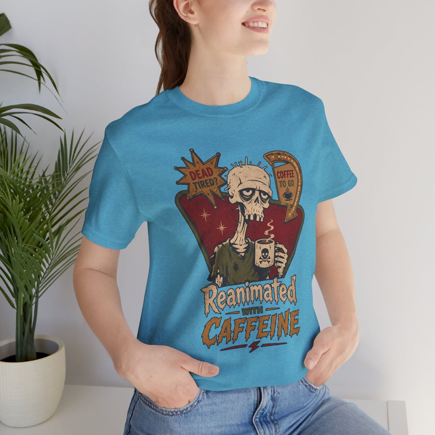 Diner Reanimated With Caffeine t-shirt