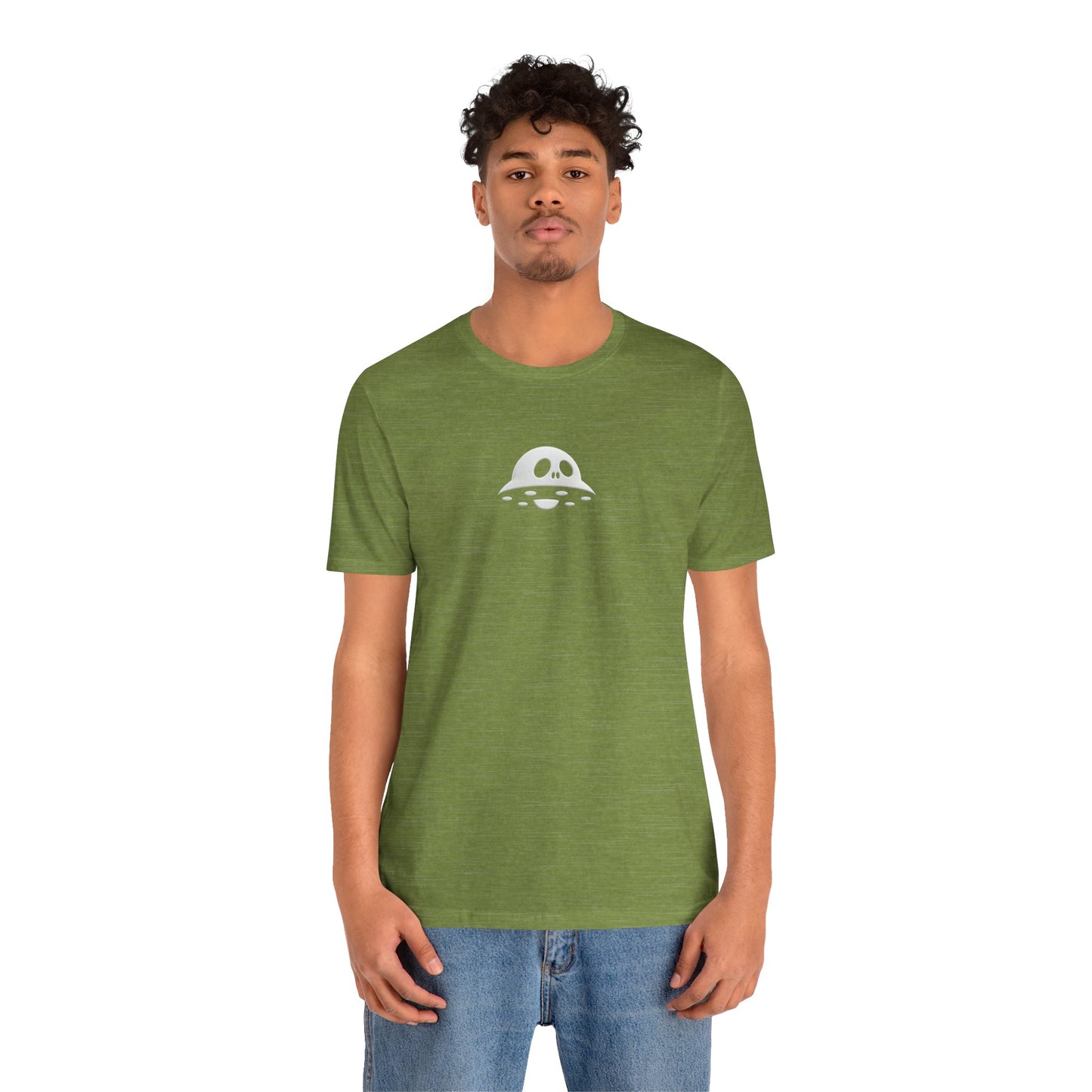 UFO Skull illustration Tee shirt