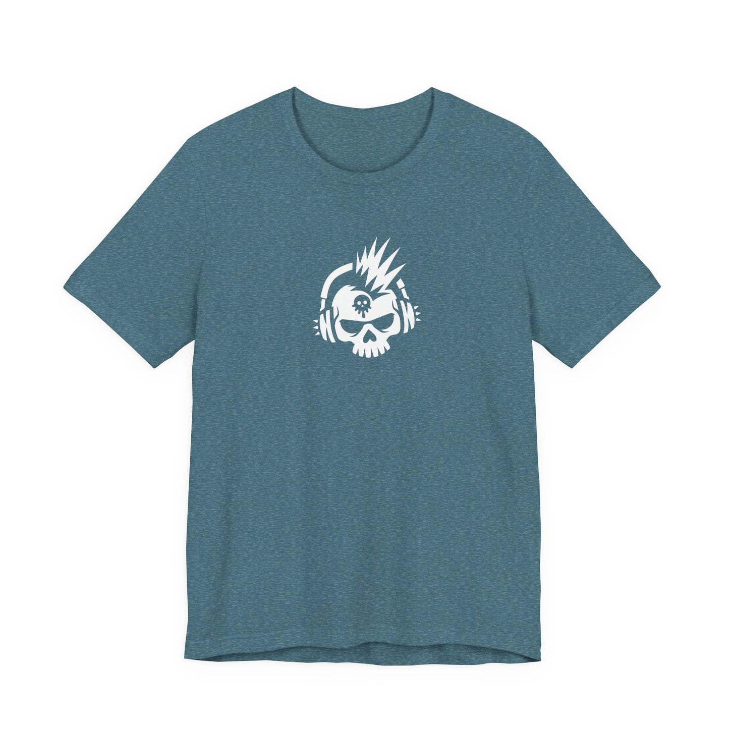 Punk Skull with Headphones Tee Shirt