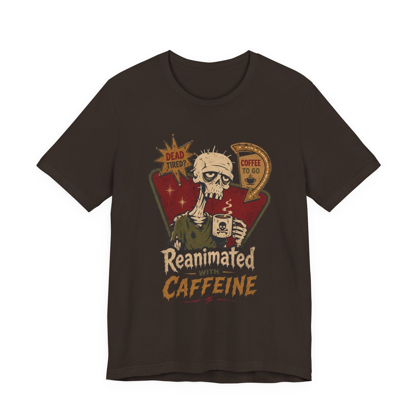 Diner Reanimated With Caffeine t-shirt