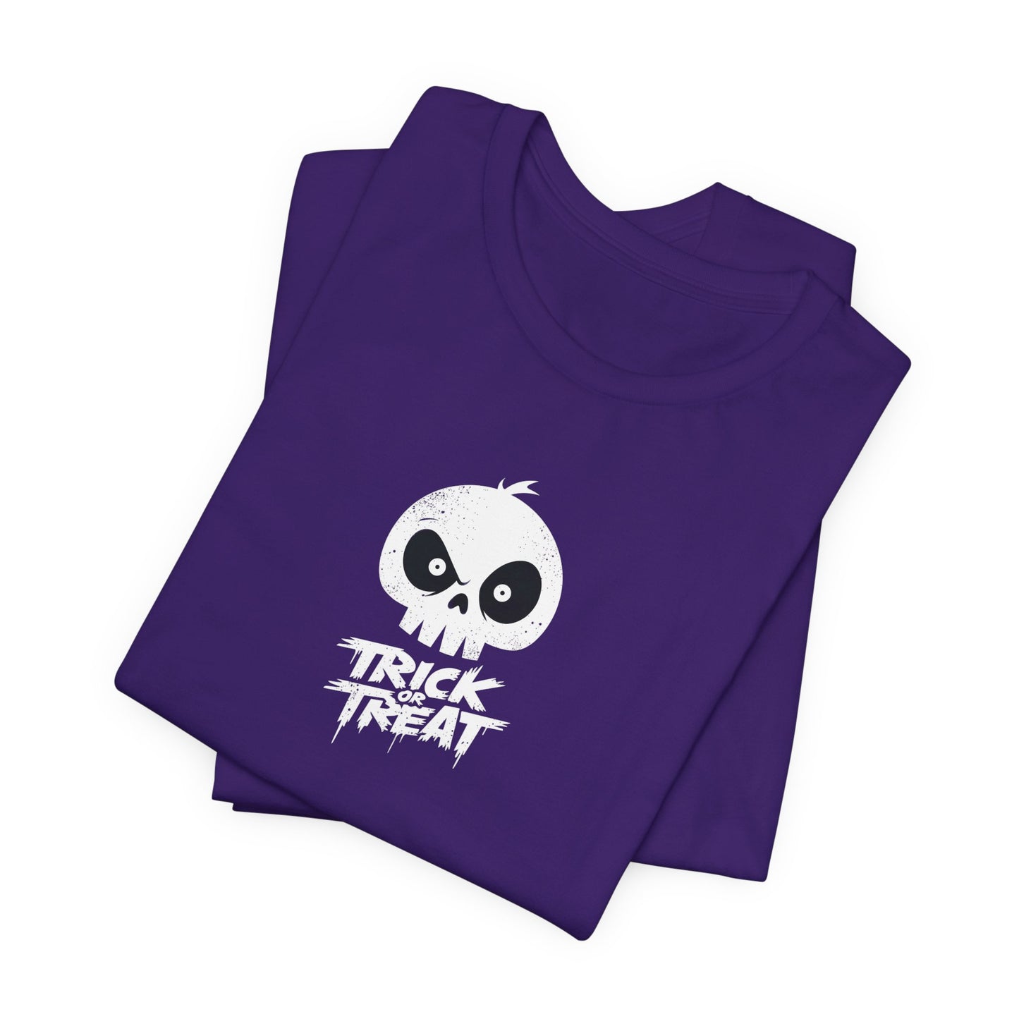 Skull Pumpkin Trick or Treat Tee | Halloween Shirt