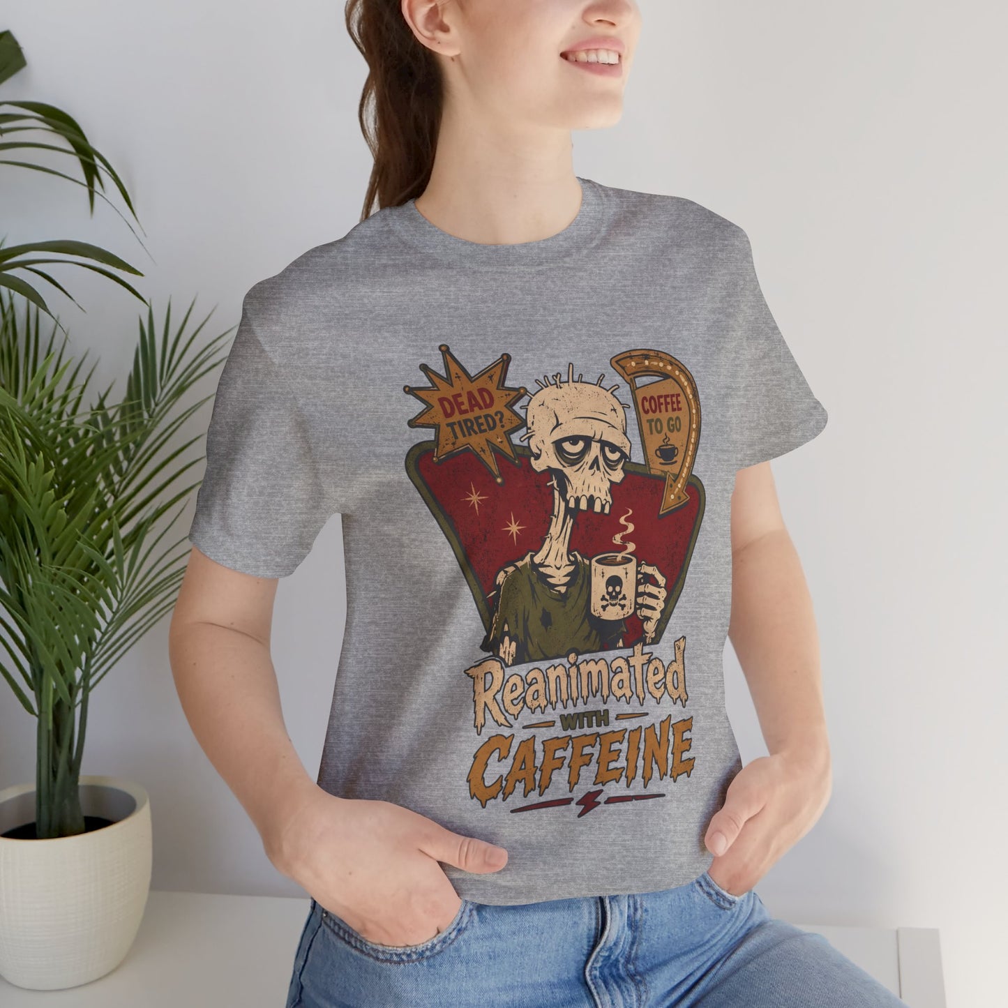 Diner Reanimated With Caffeine t-shirt