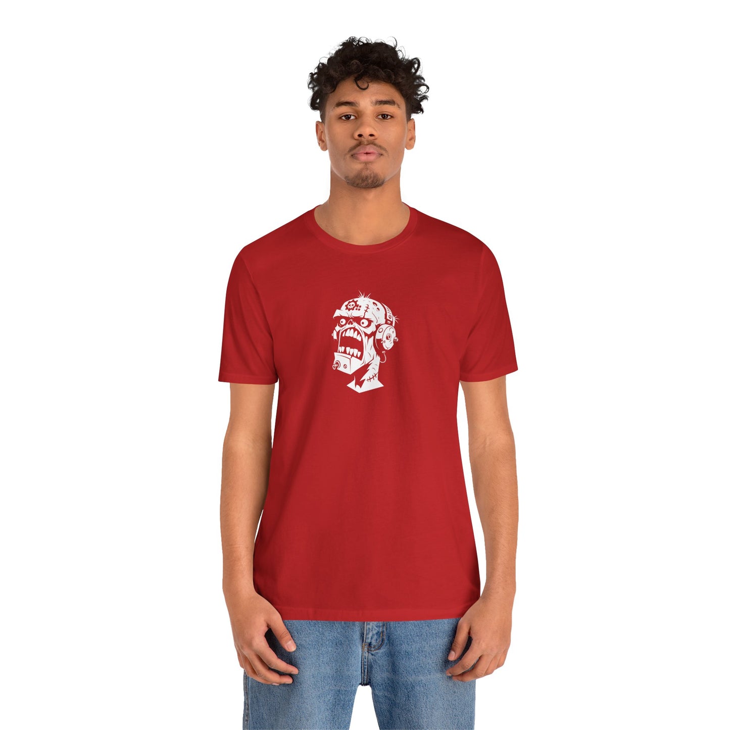 Zombie Head Illustration T-Shirt