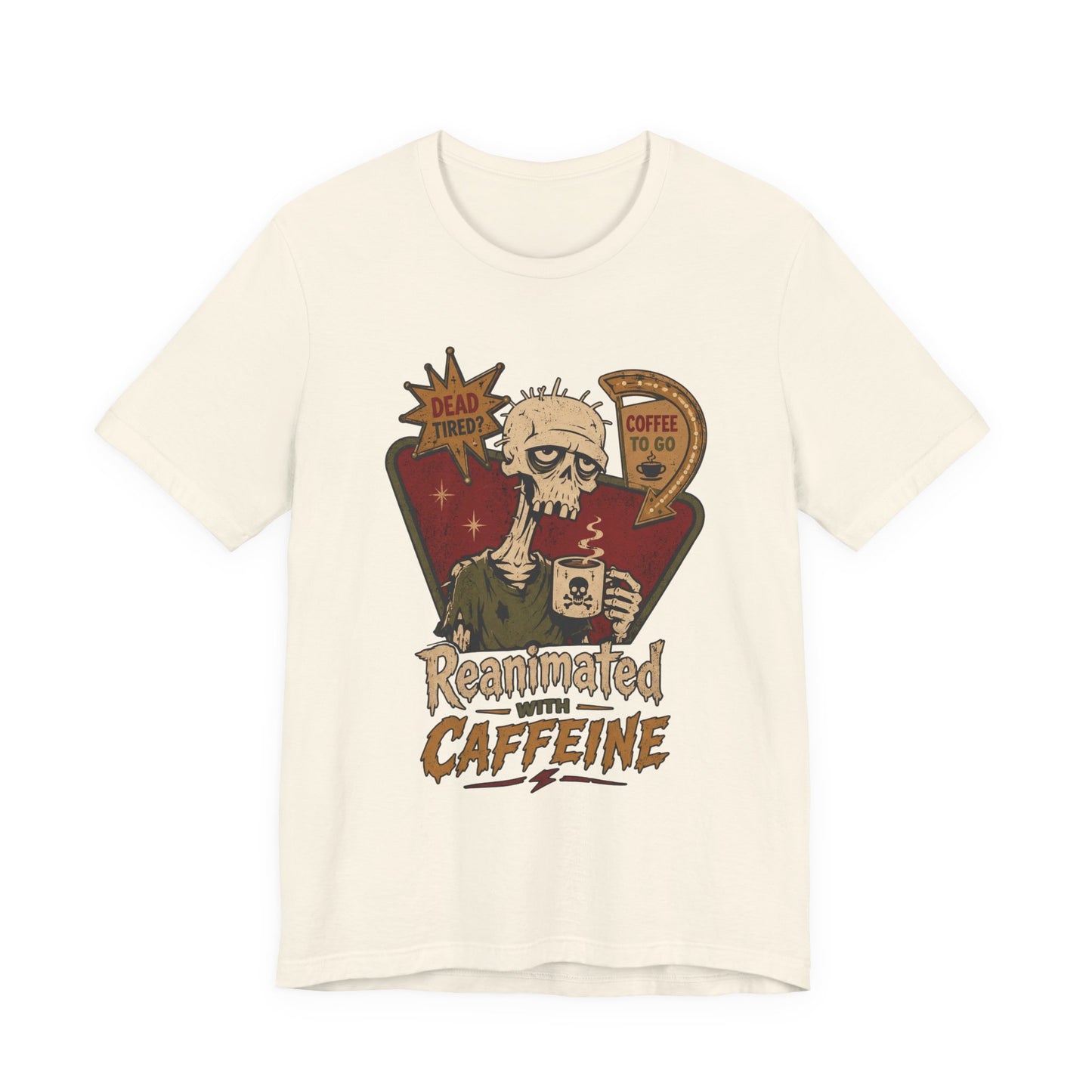 Diner Reanimated With Caffeine t-shirt