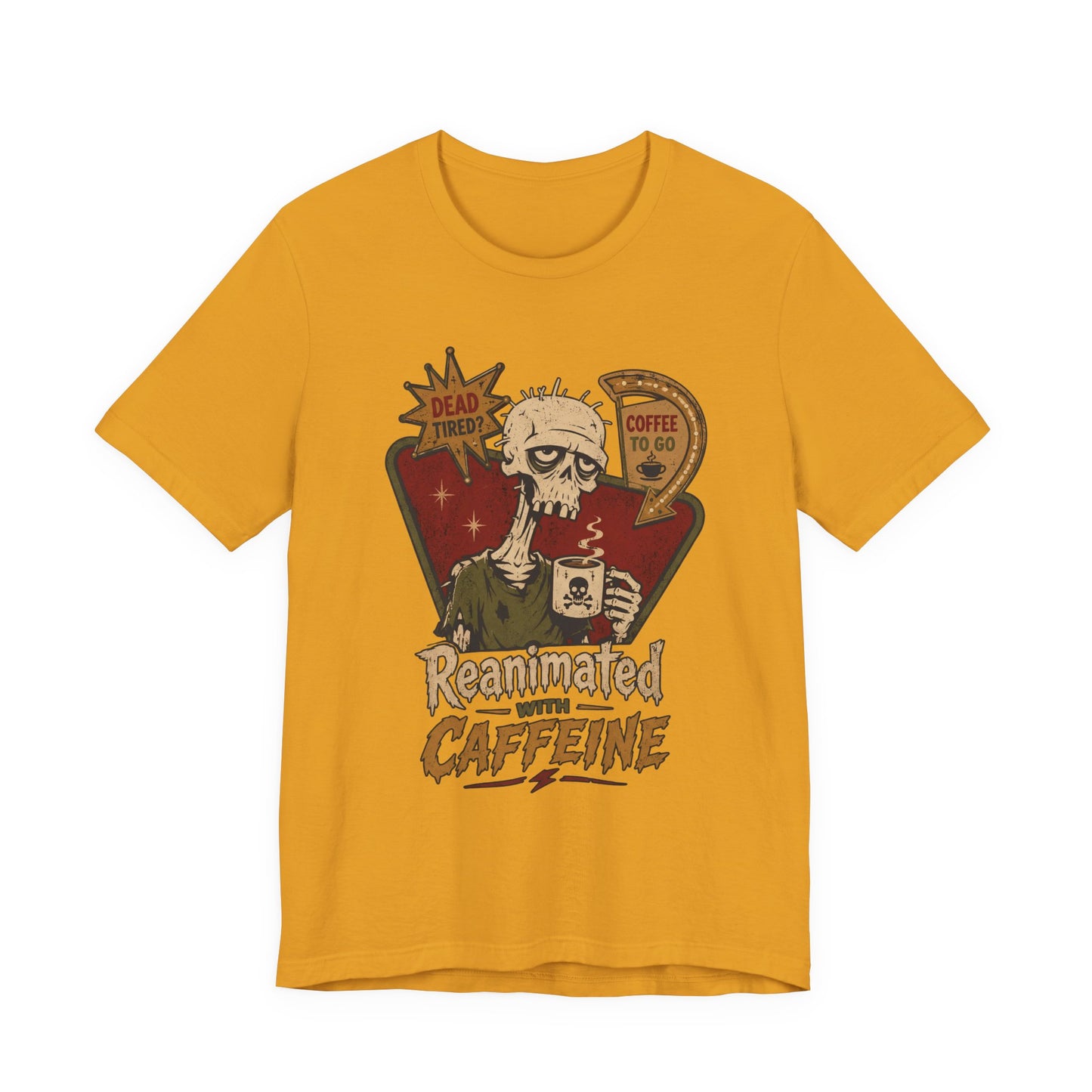 Diner Reanimated With Caffeine t-shirt