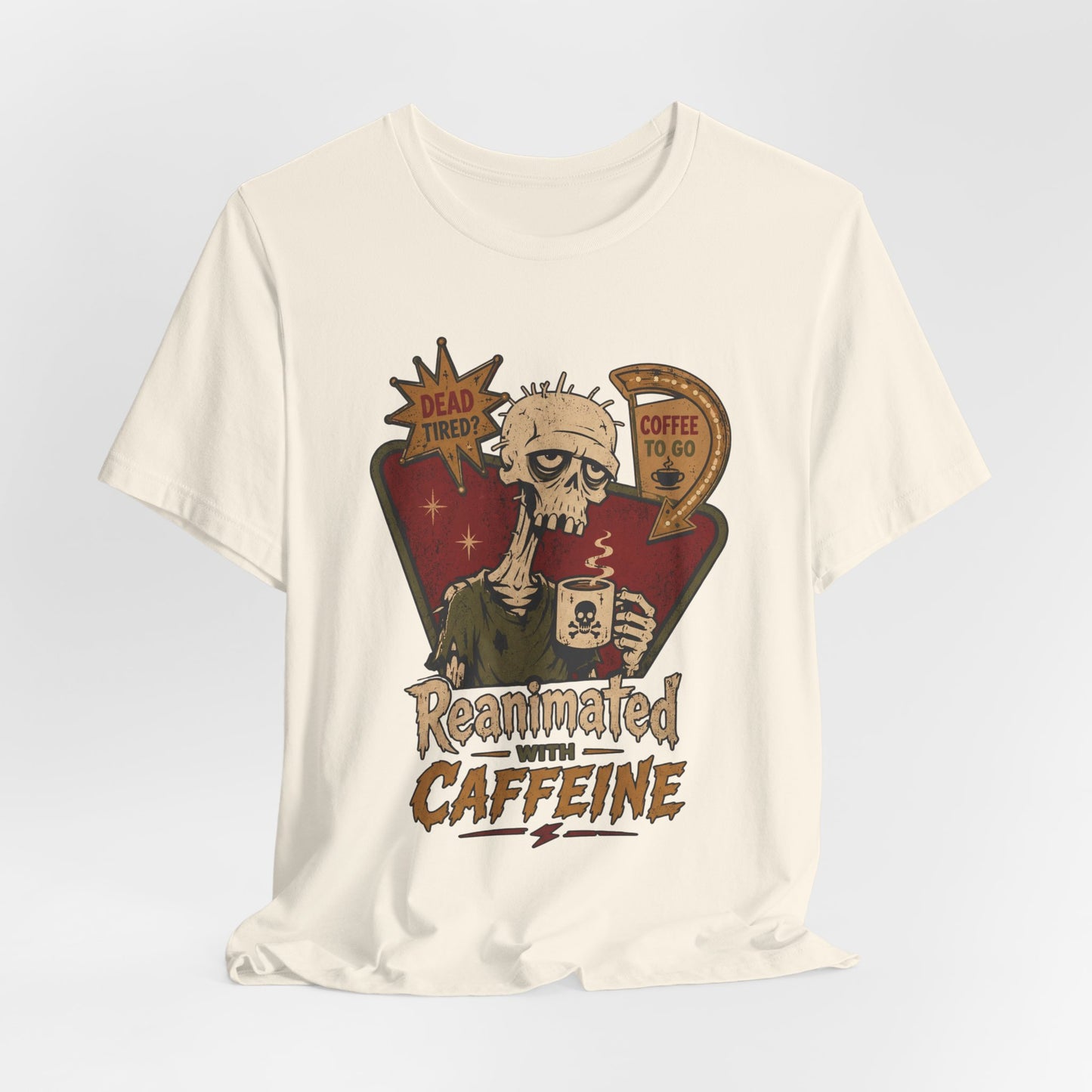 Diner Reanimated With Caffeine t-shirt