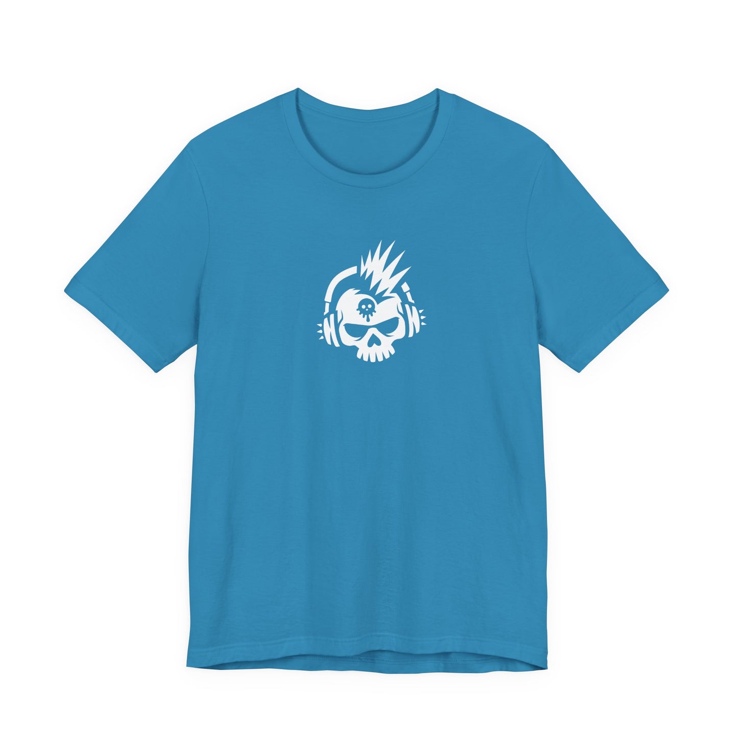 Punk Skull with Headphones Tee Shirt