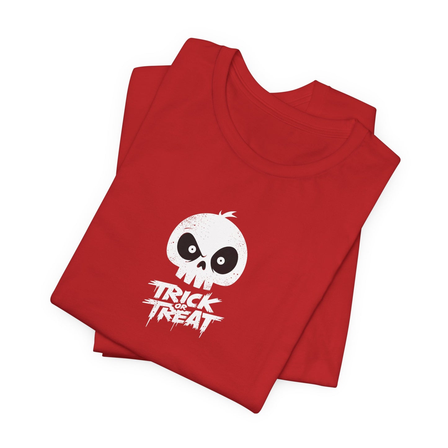 Skull Pumpkin Trick or Treat Tee | Halloween Shirt