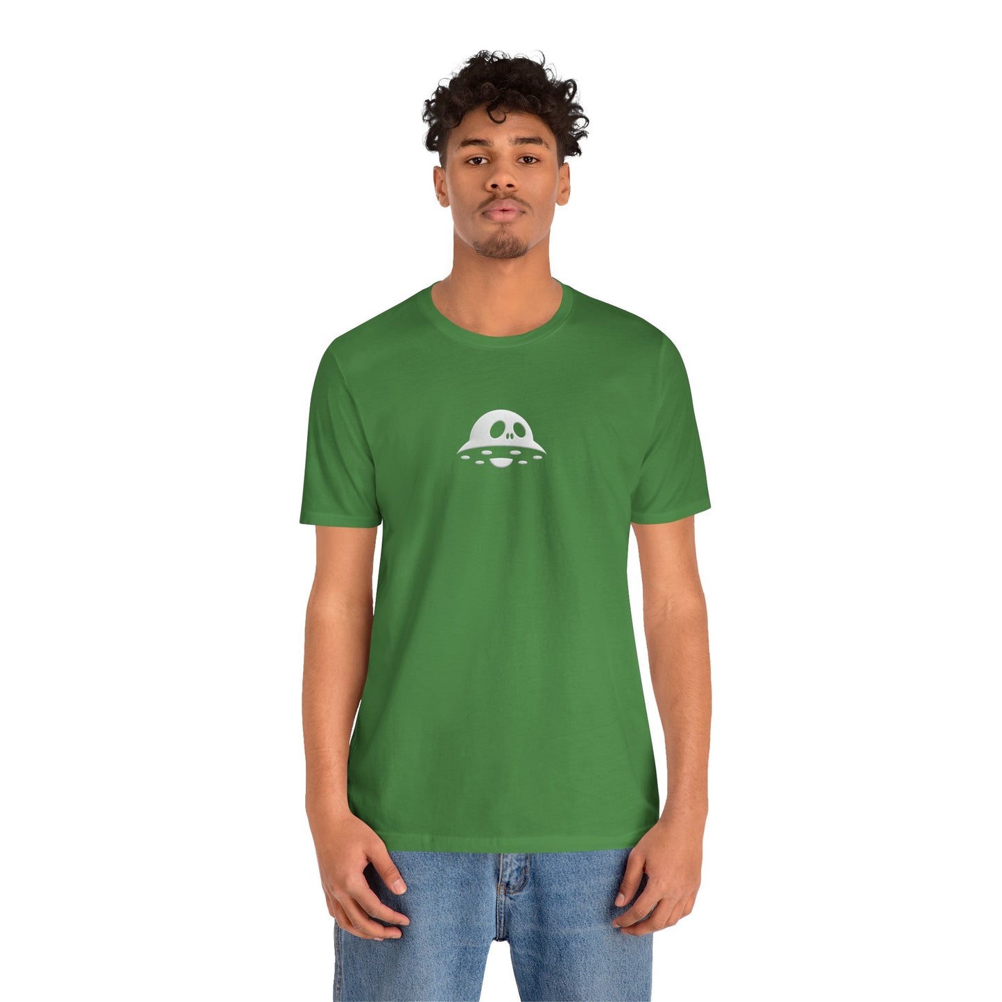 UFO Skull illustration Tee shirt