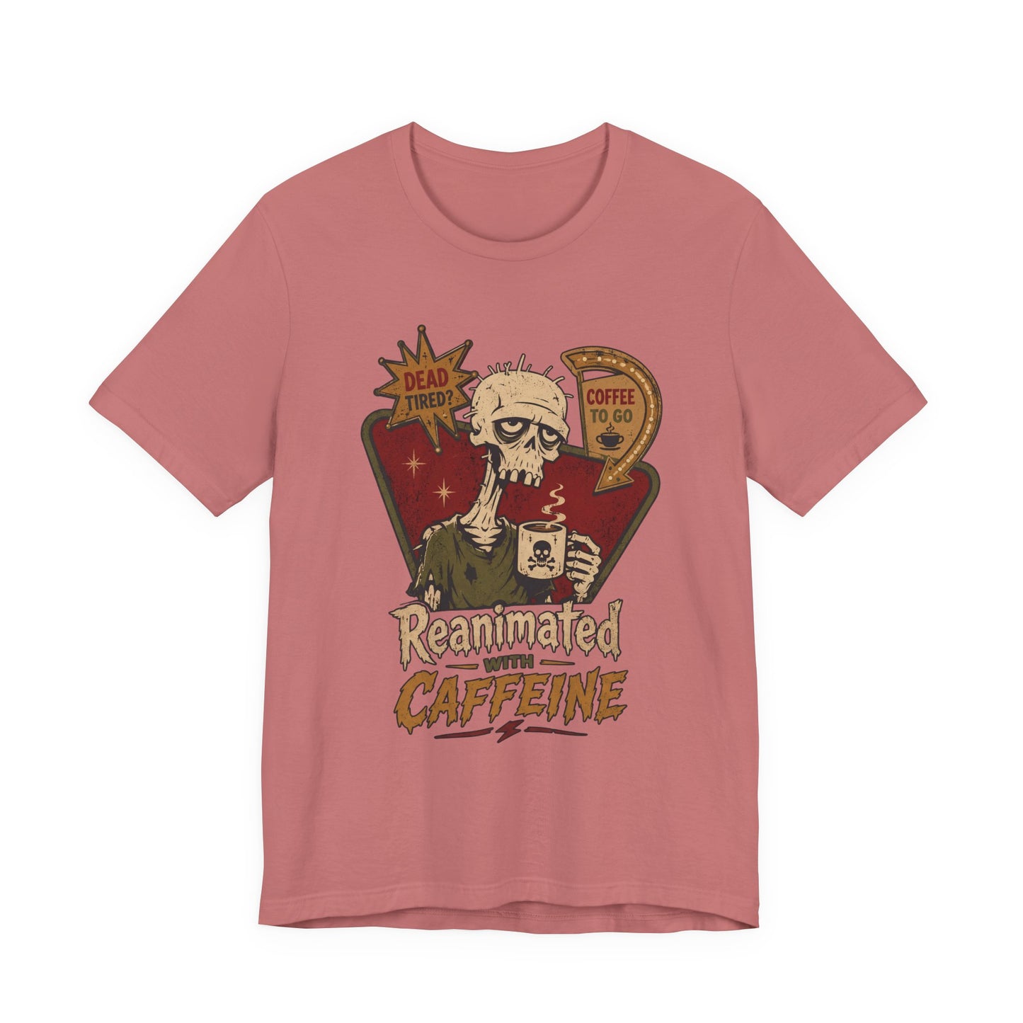 Diner Reanimated With Caffeine t-shirt