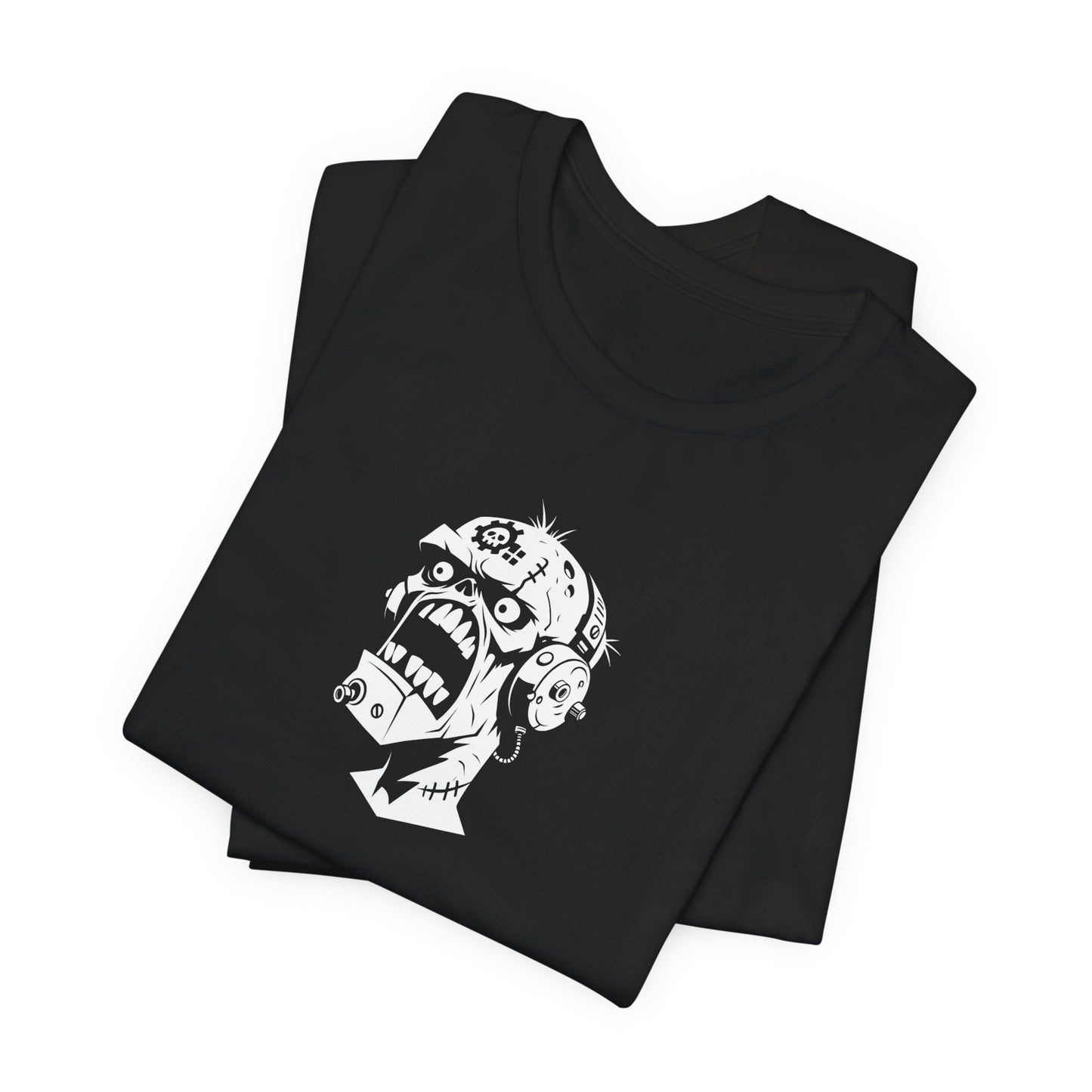 Zombie Head Illustration T-Shirt