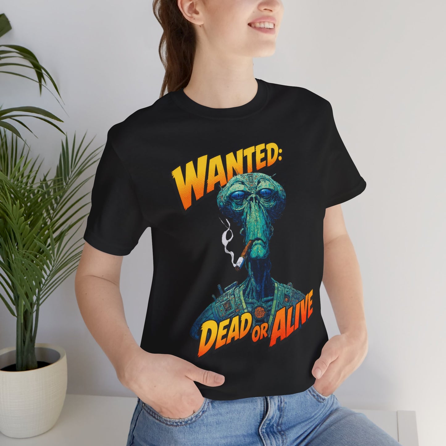 Wanted Alien Tee Shirt