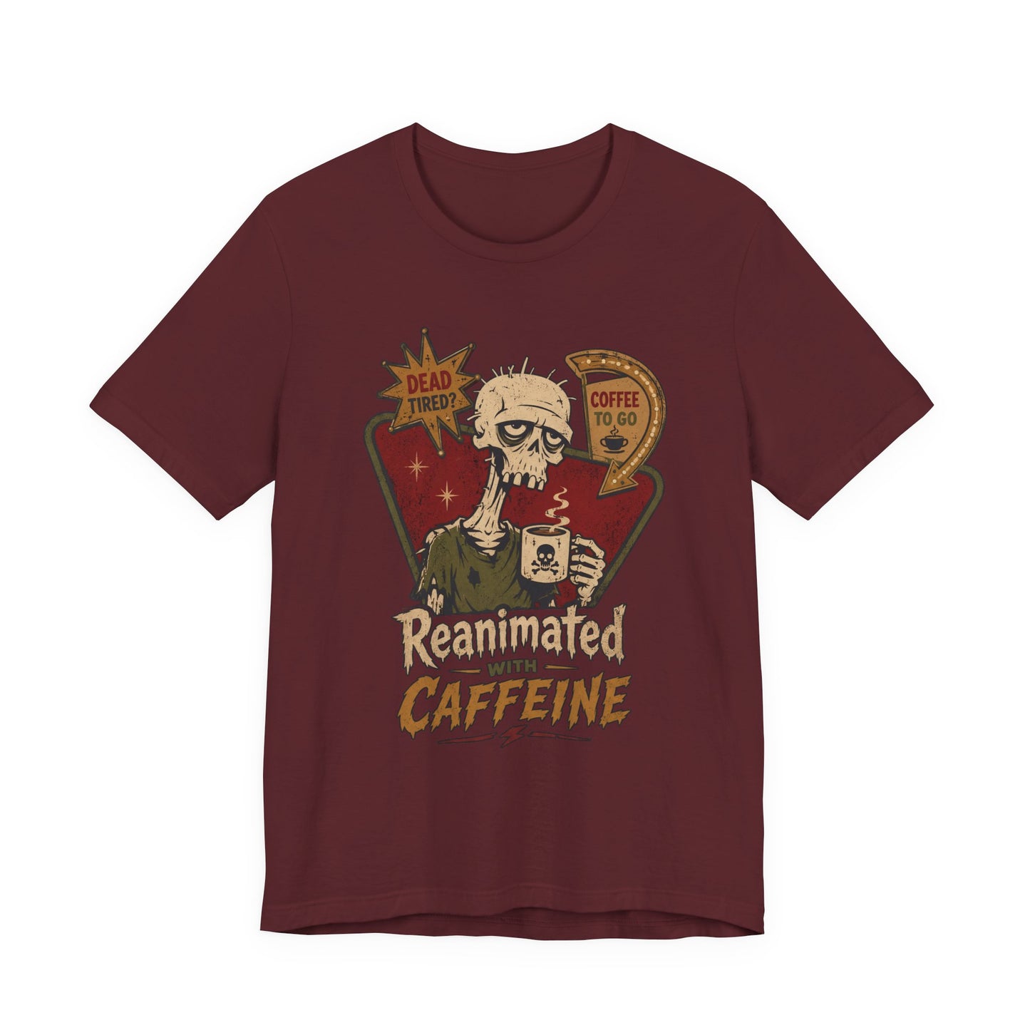 Diner Reanimated With Caffeine t-shirt