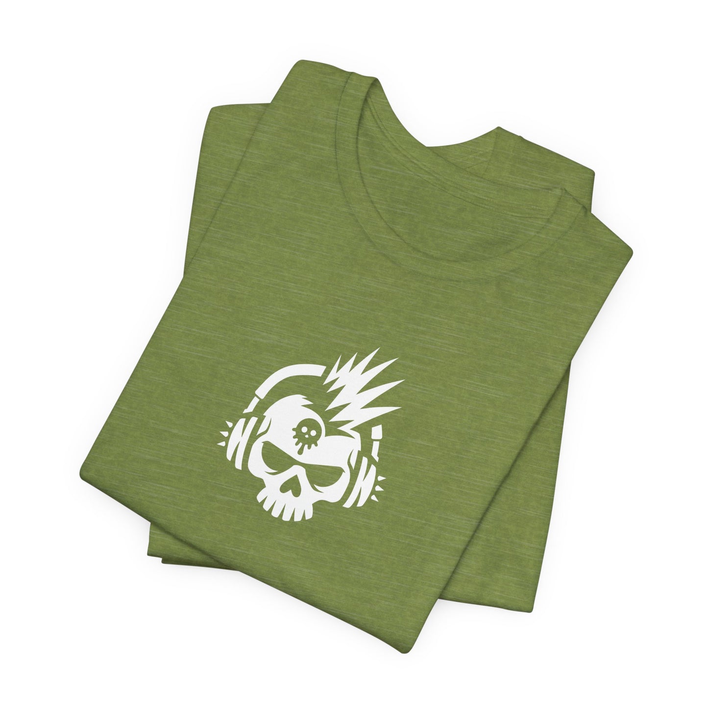 Punk Skull with Headphones Tee Shirt