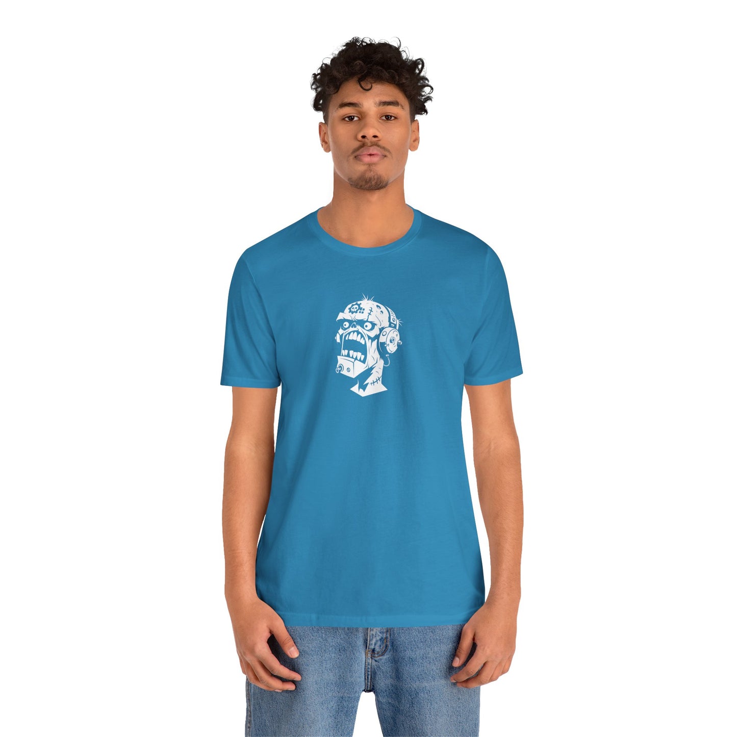 Zombie Head Illustration T-Shirt