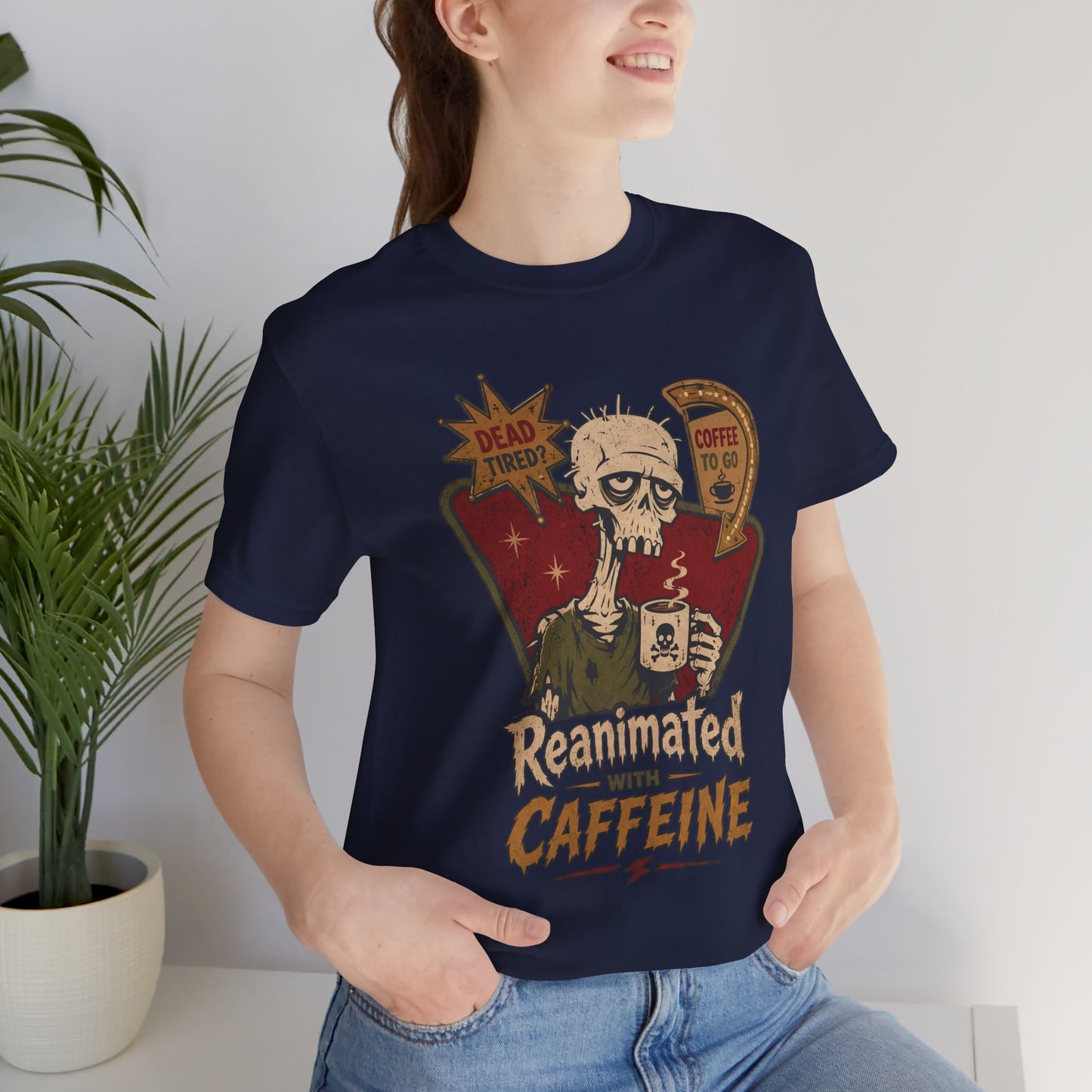 Diner Reanimated With Caffeine t-shirt