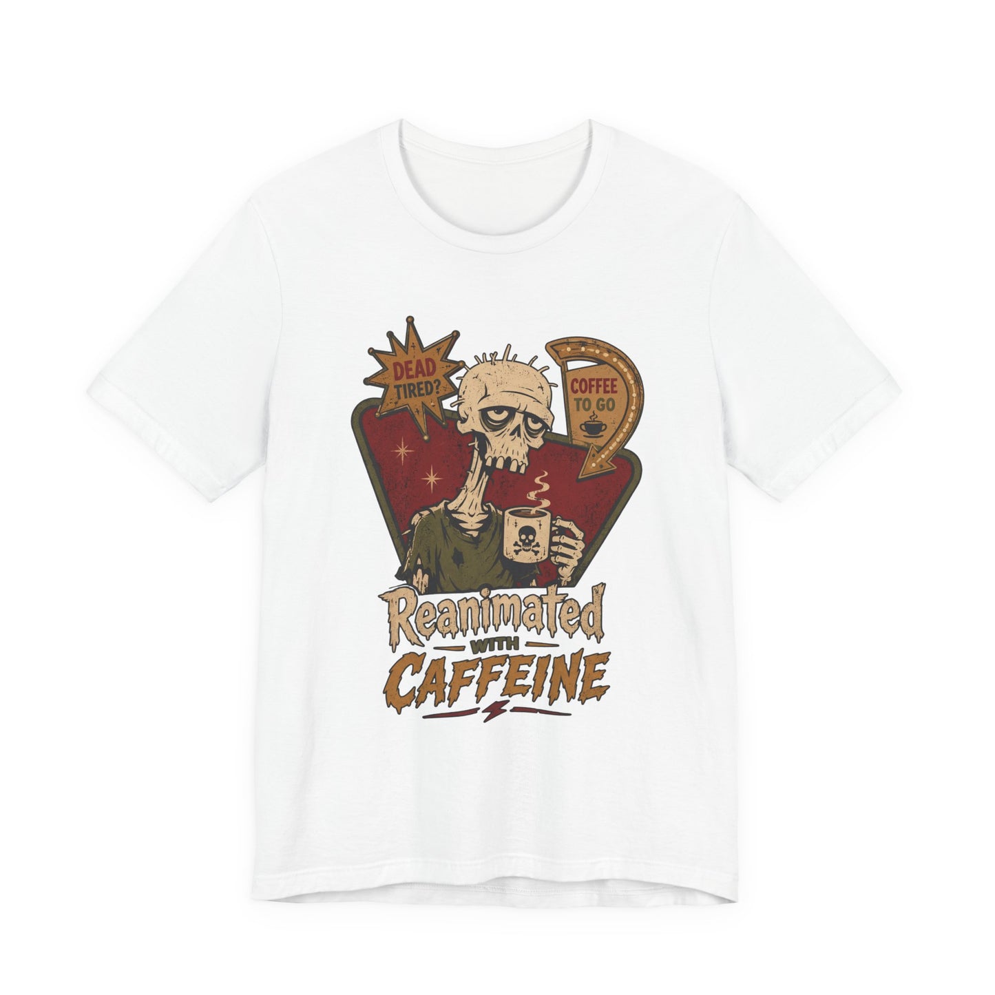 Diner Reanimated With Caffeine t-shirt