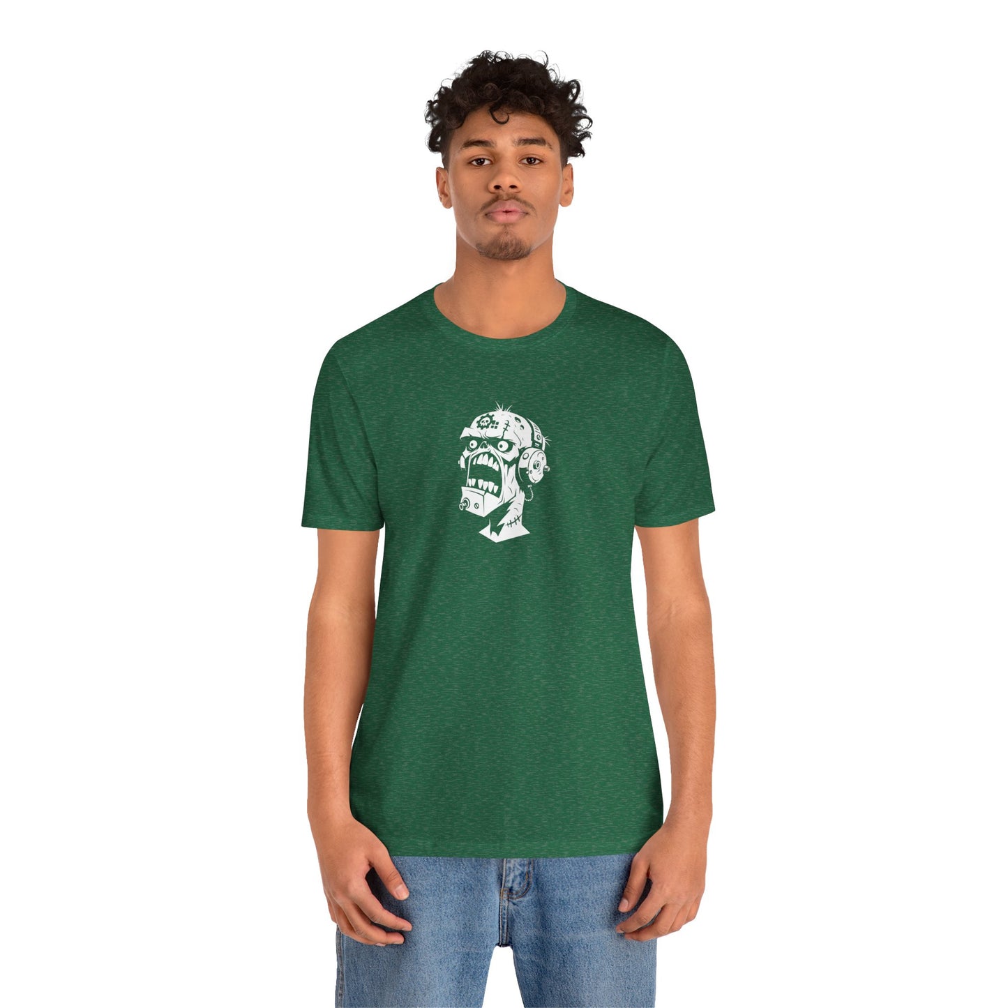 Zombie Head Illustration T-Shirt