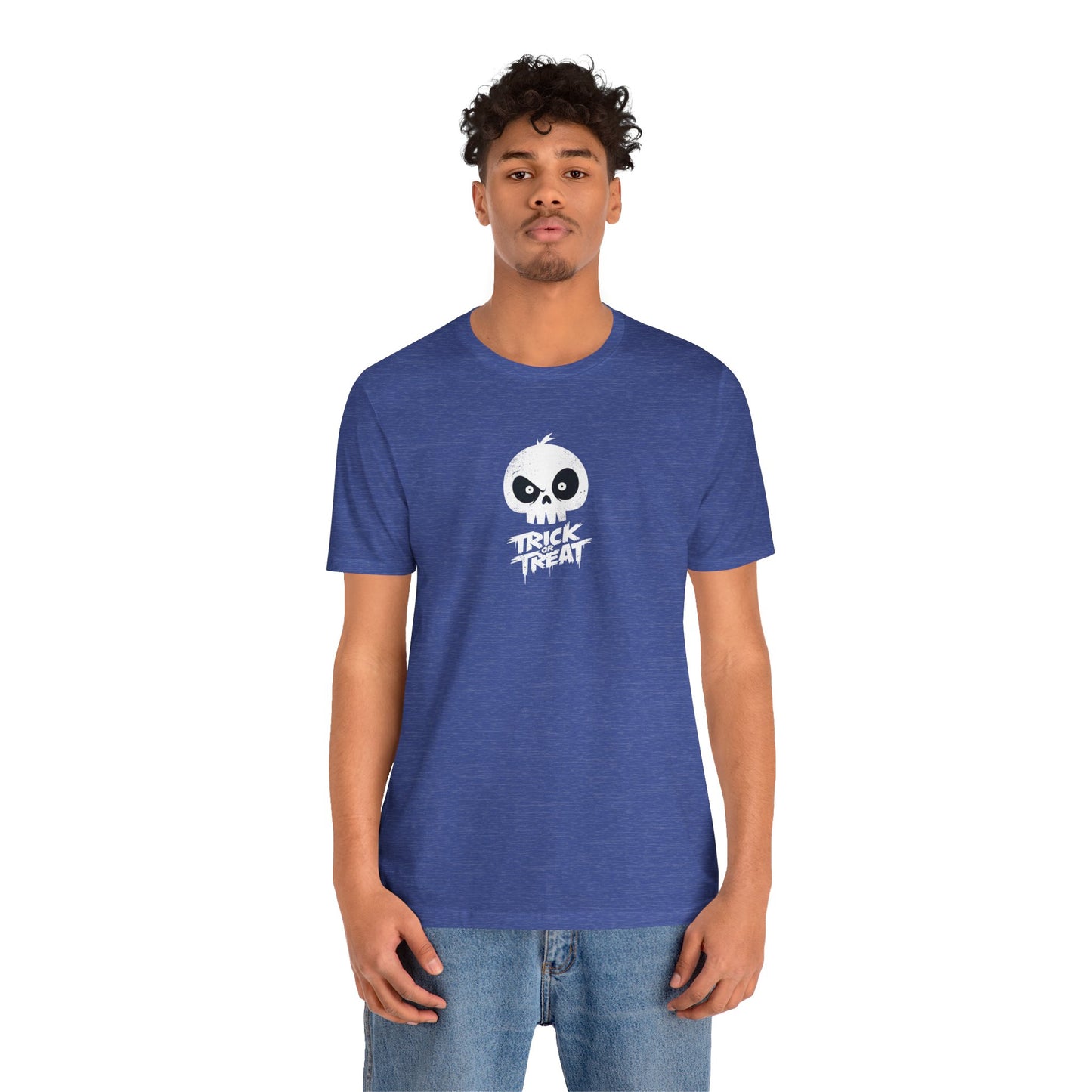 Skull Pumpkin Trick or Treat Tee | Halloween Shirt
