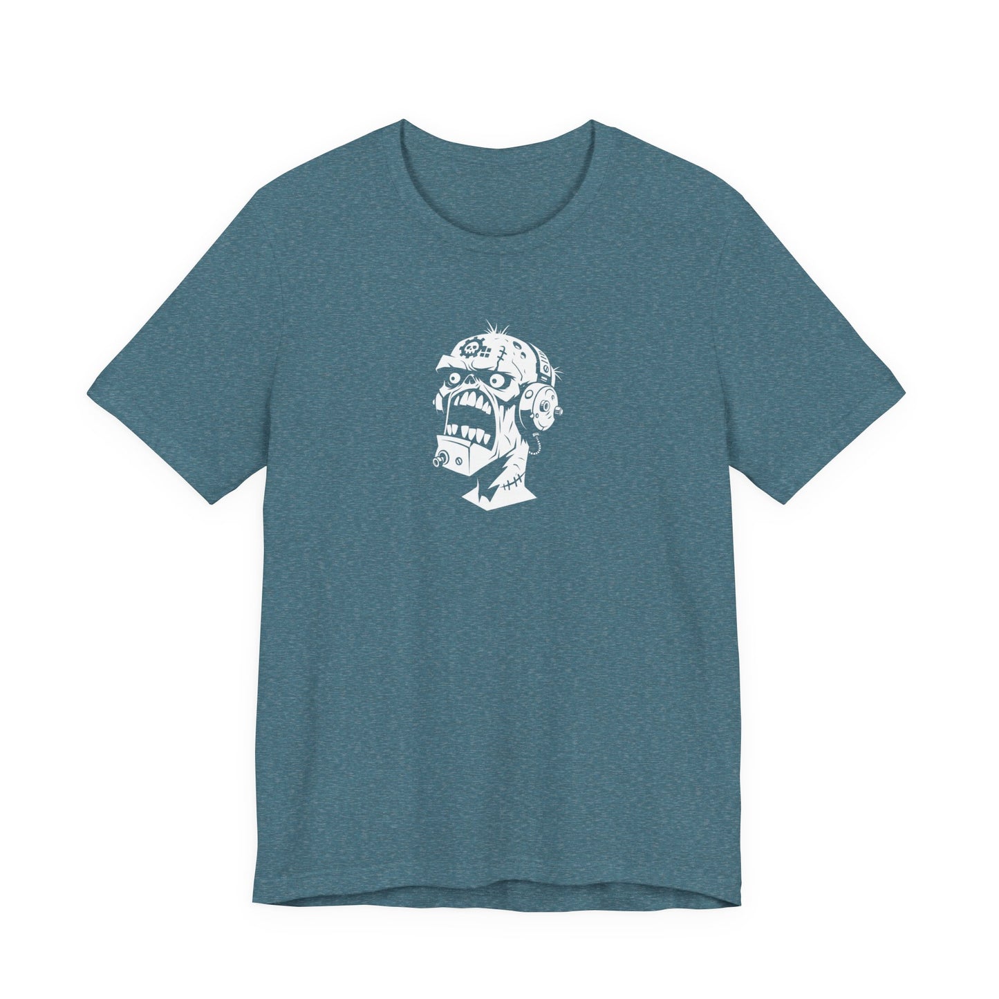 Zombie Head Illustration T-Shirt