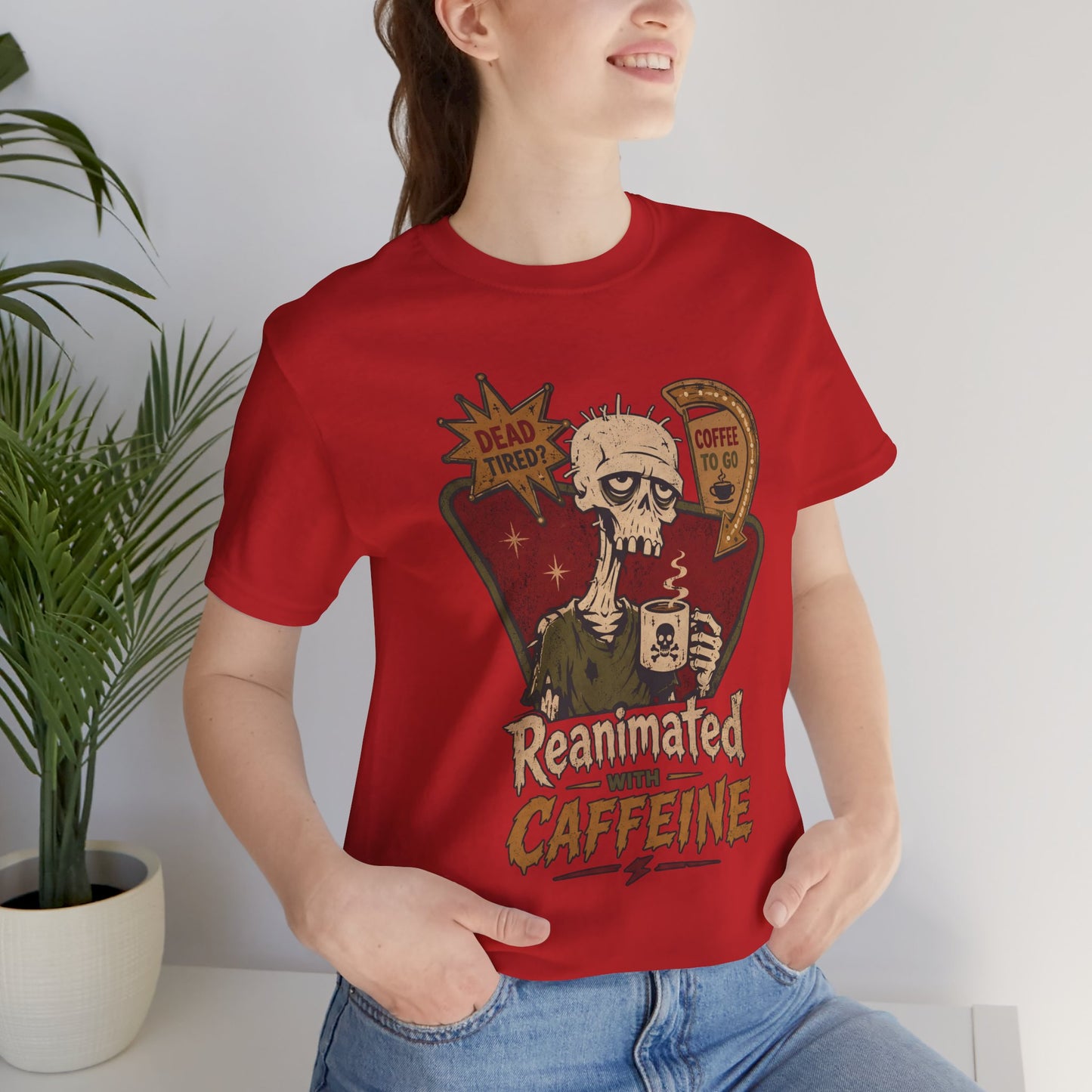 Diner Reanimated With Caffeine t-shirt