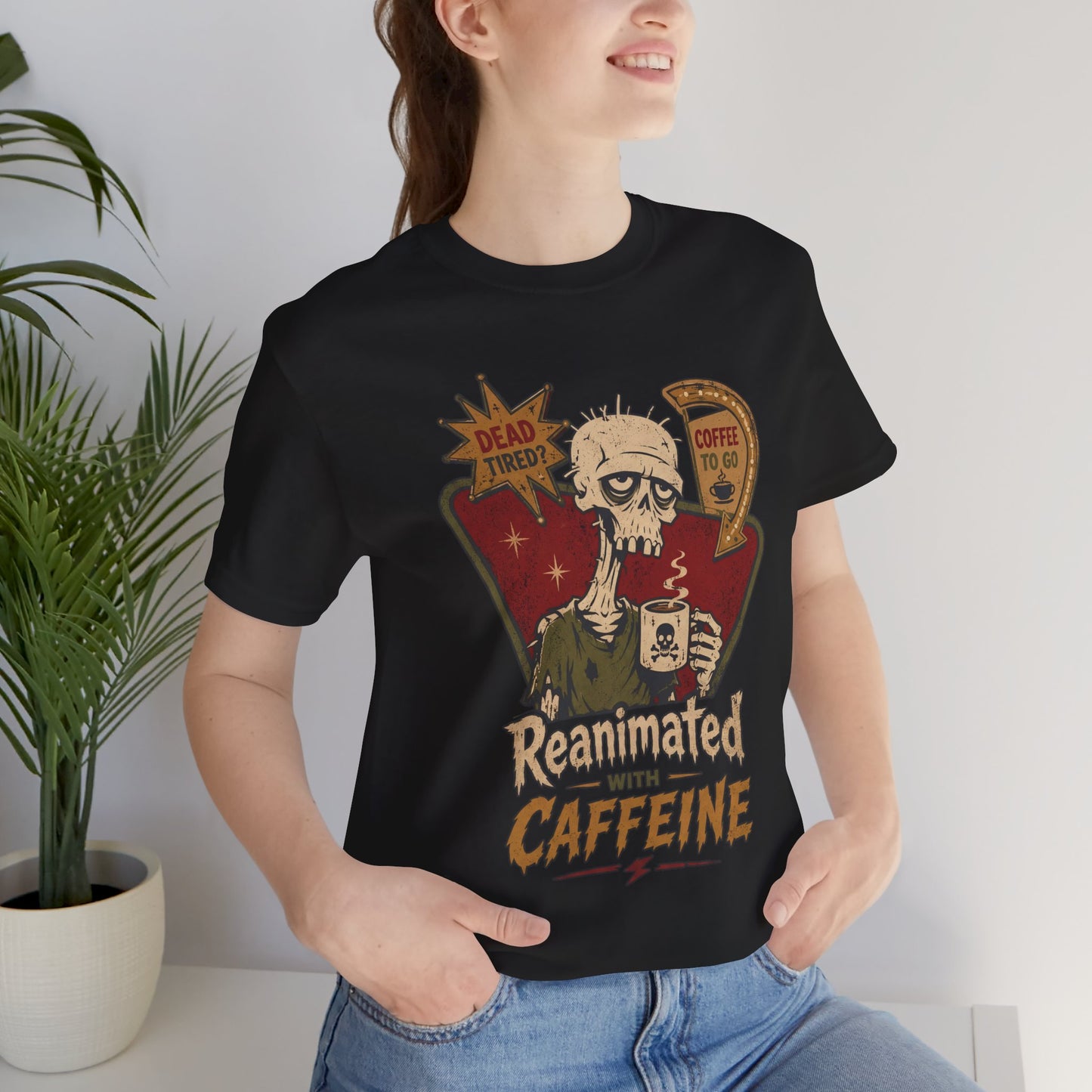 Diner Reanimated With Caffeine t-shirt