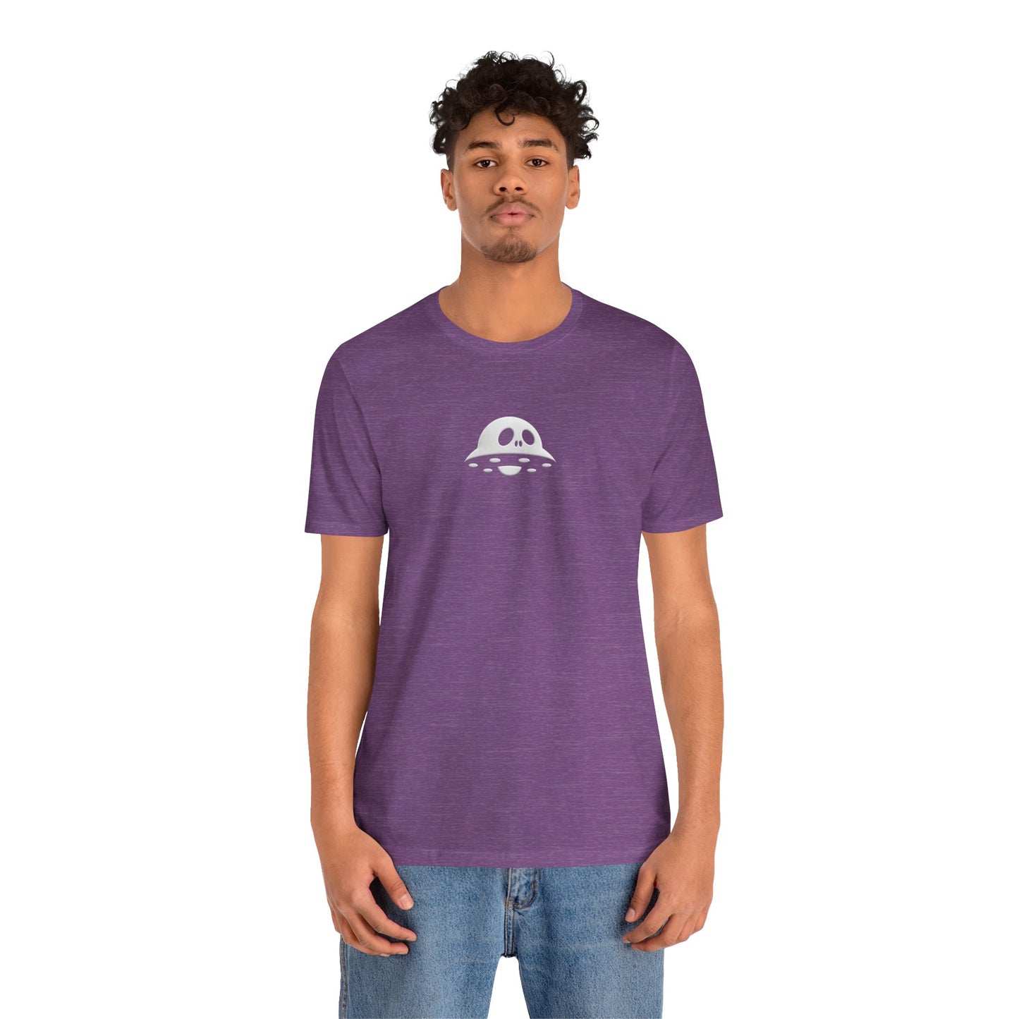 UFO Skull illustration Tee shirt