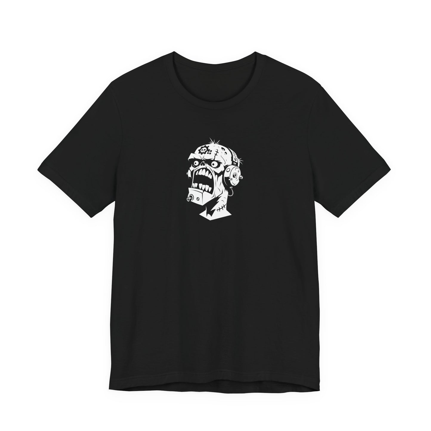 Zombie Head Illustration T-Shirt