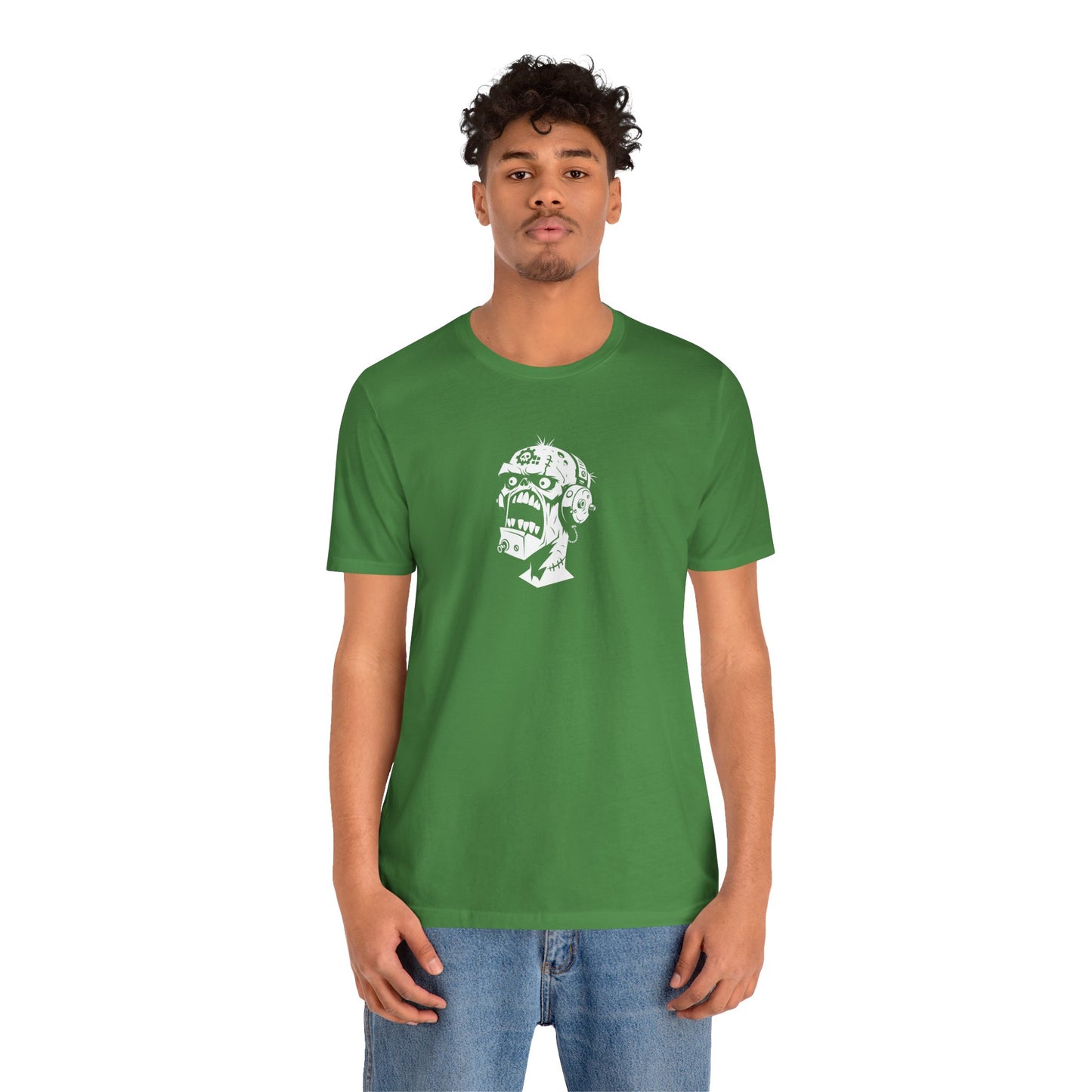 Zombie Head Illustration T-Shirt