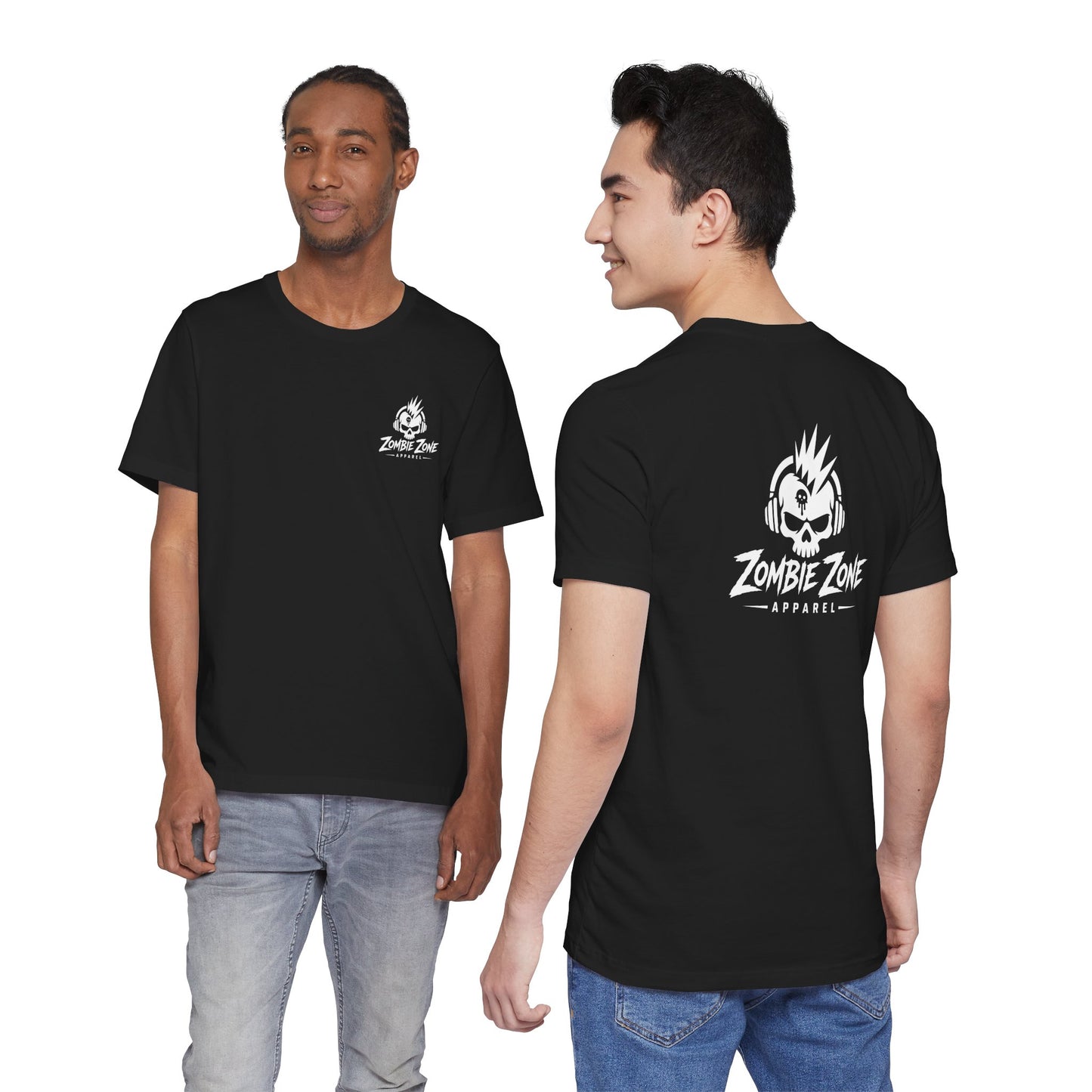 Zombie Zone Apparel Logo - Front & Back T-shirt