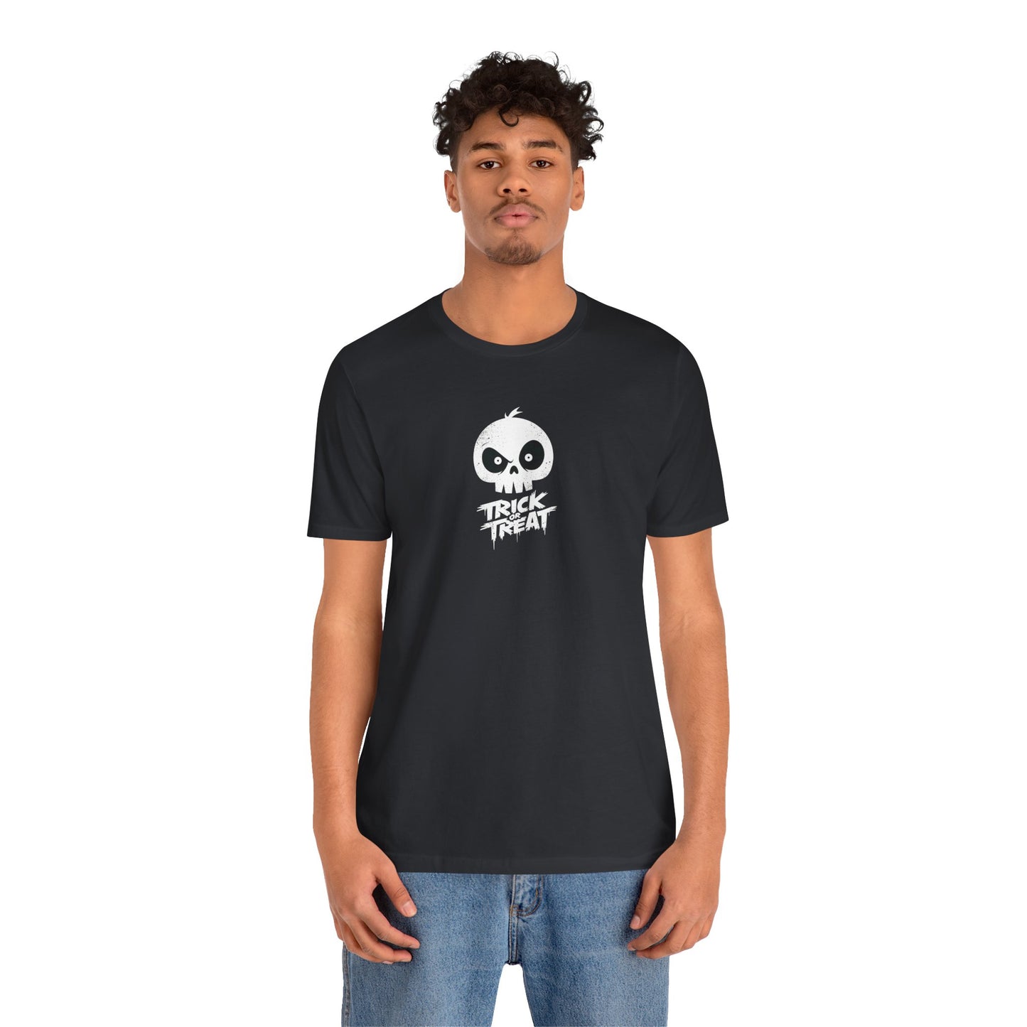 Skull Pumpkin Trick or Treat Tee | Halloween Shirt