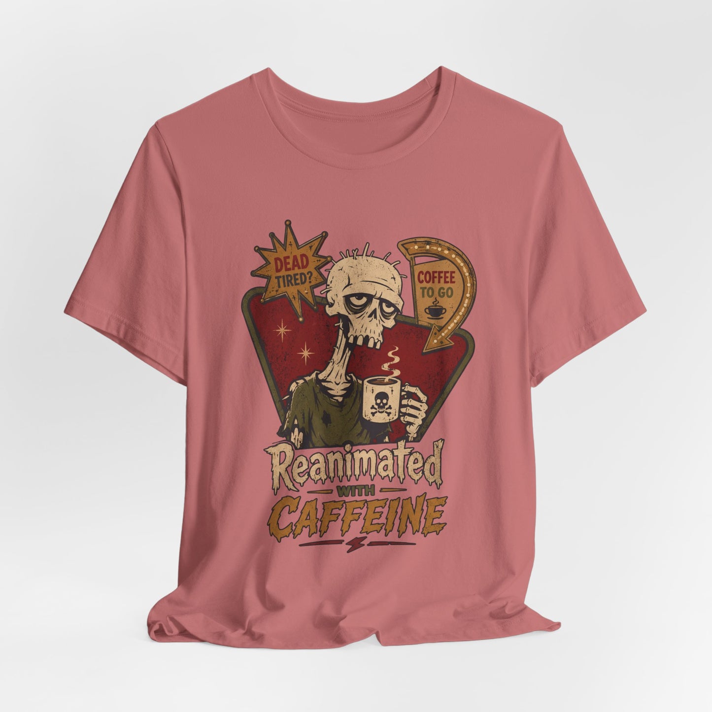 Diner Reanimated With Caffeine t-shirt