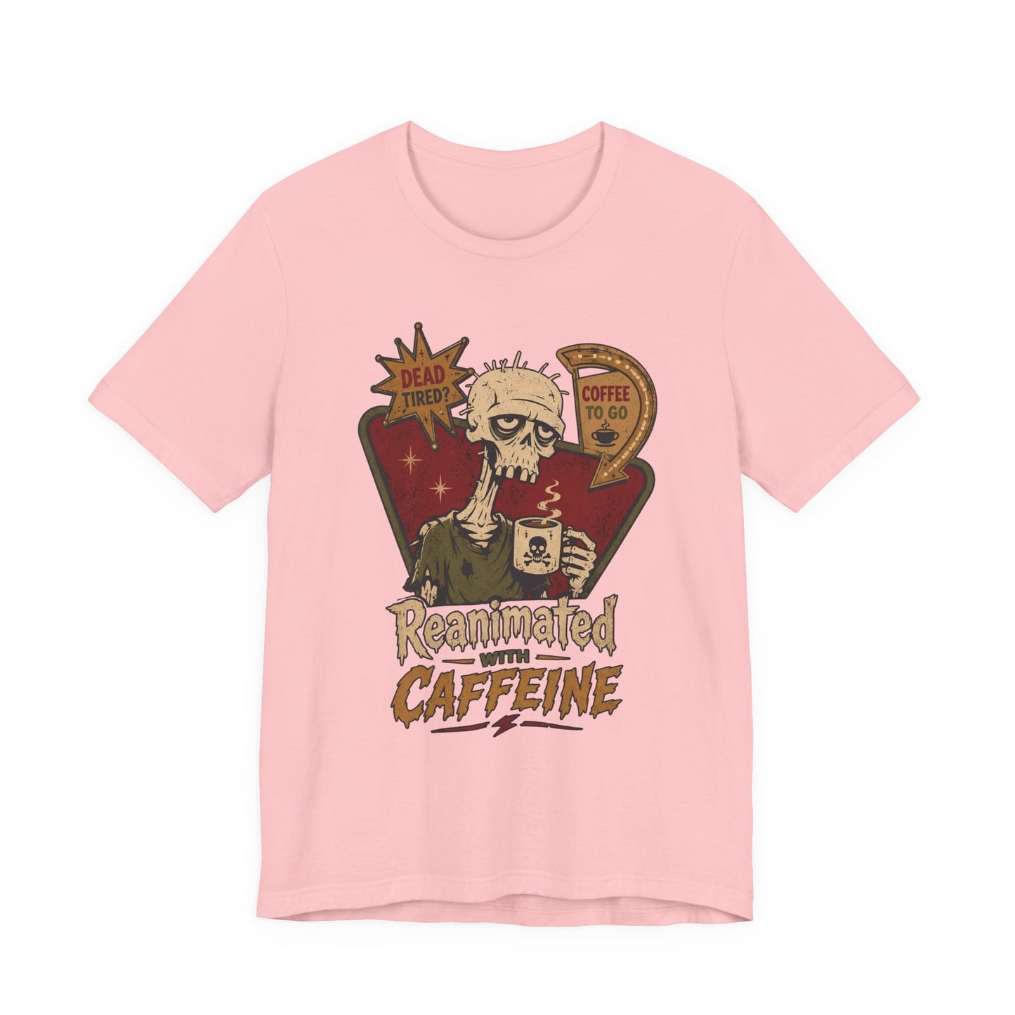 Diner Reanimated With Caffeine t-shirt